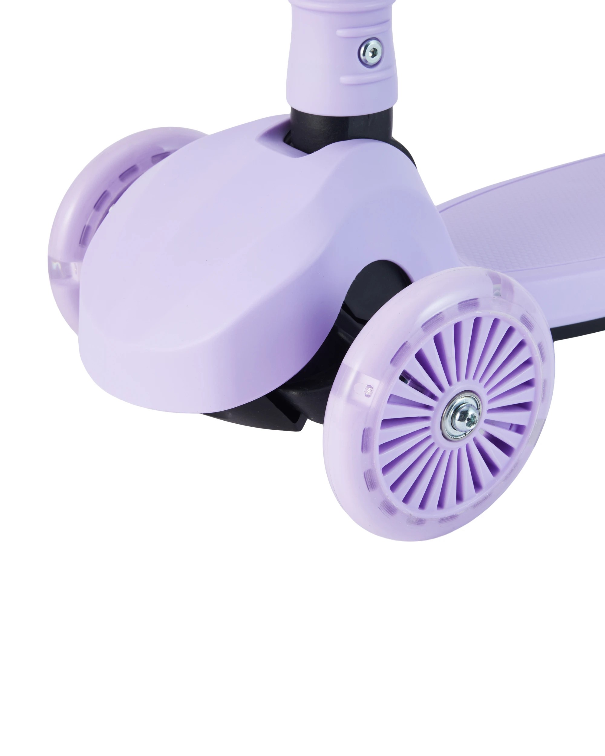 4 Light Up Wheel Tilt and Turn Scooter - Lilac, 4 of 7