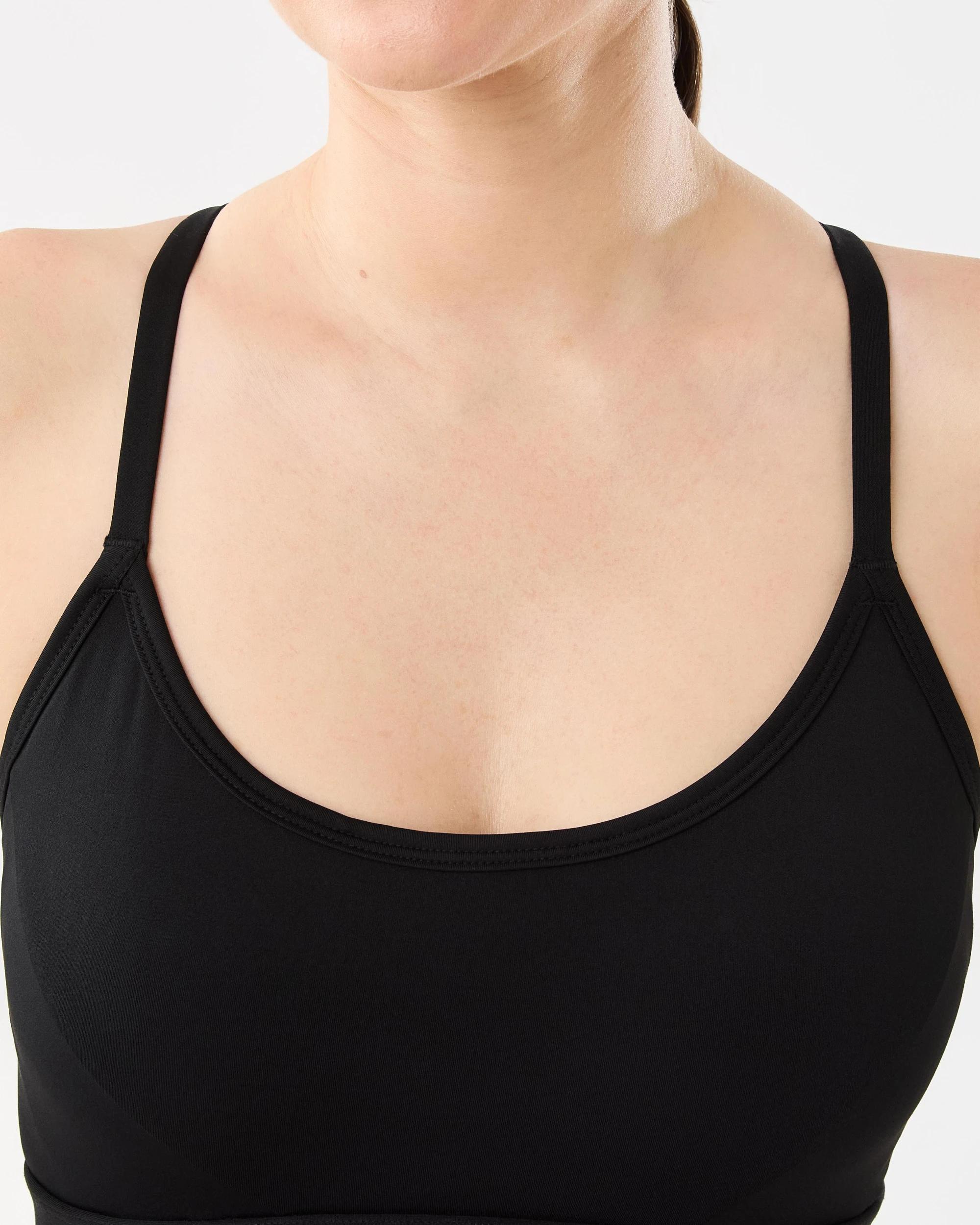 5 Active Womens Moulded Balance Crop Black, 5 of 6
