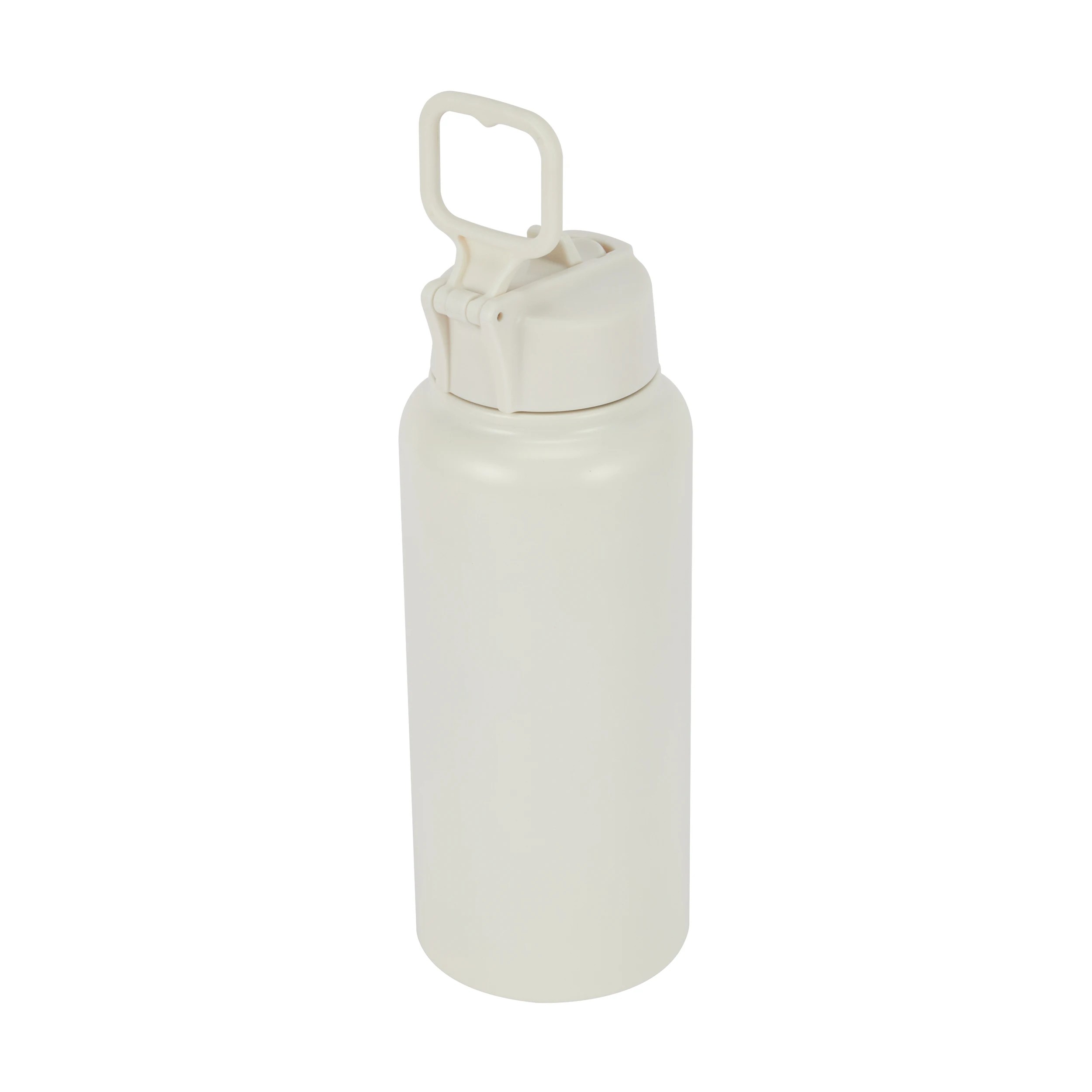 2 960ml Cream Double Wall Insulated Cylinder Drink Bottle, 2 of 3