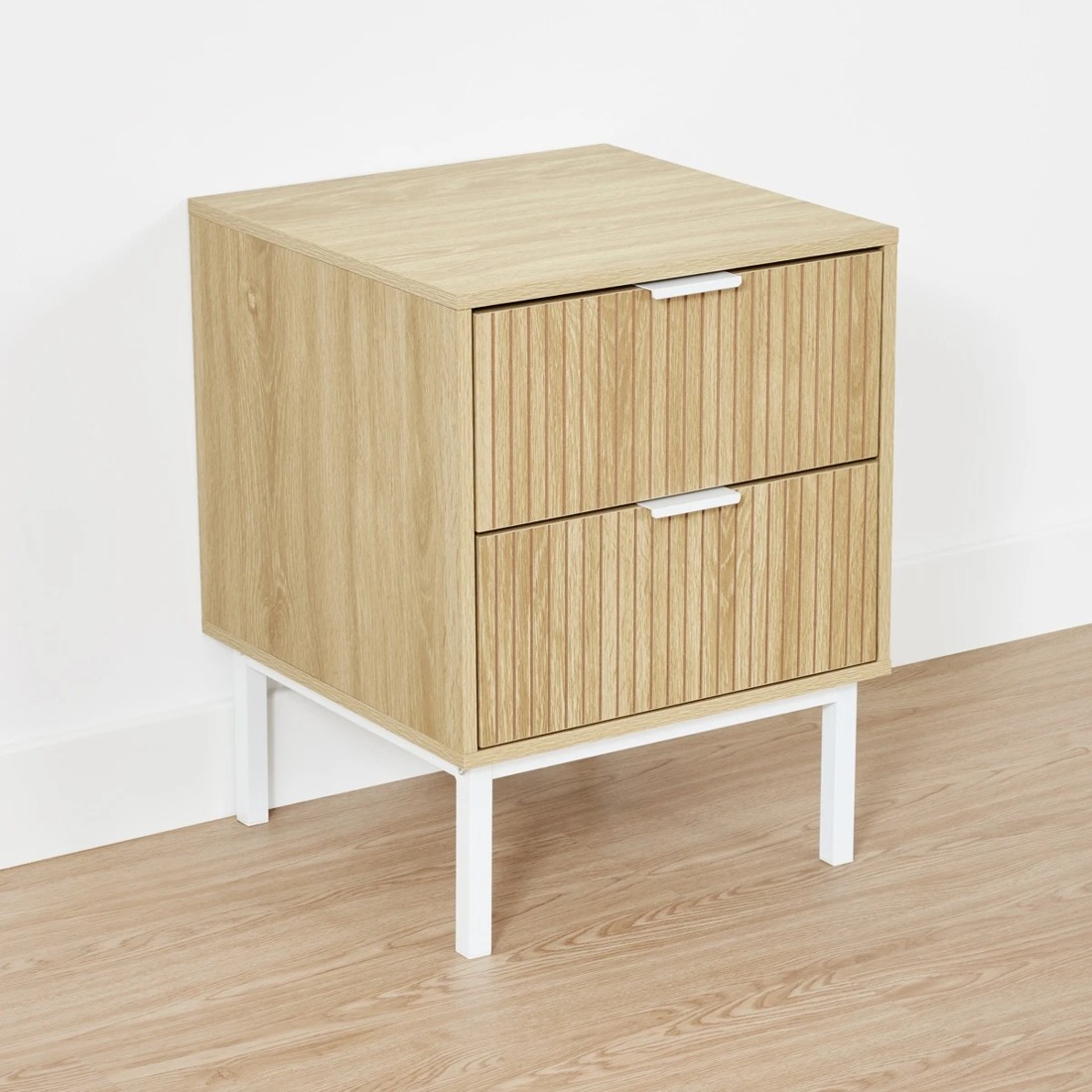 4 Isla 2 Drawer Bedside Table, 4 of 9