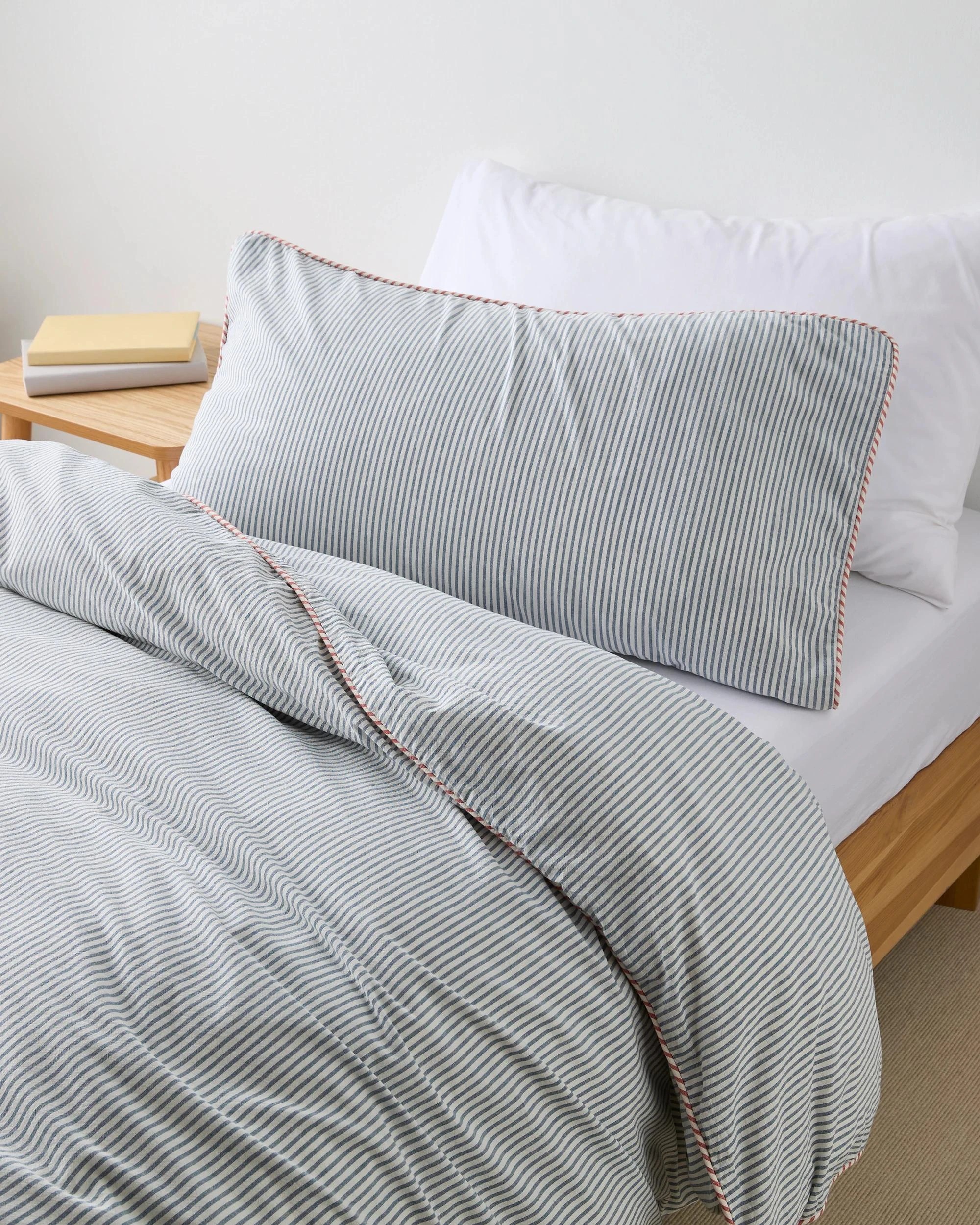 2 Target Finn Coastal Stripe Cotton Quilt Cover Set - King Bed - Blue, 2 of 6