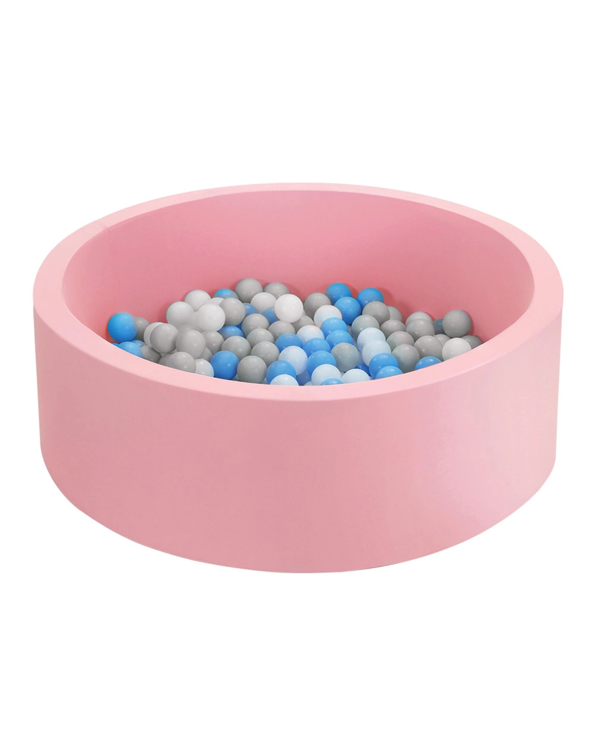1 Keezi Kids Ball Pit 90x30cm Ocean Foam Play Pool Barrier Toys Children - Pink, 1 of 5