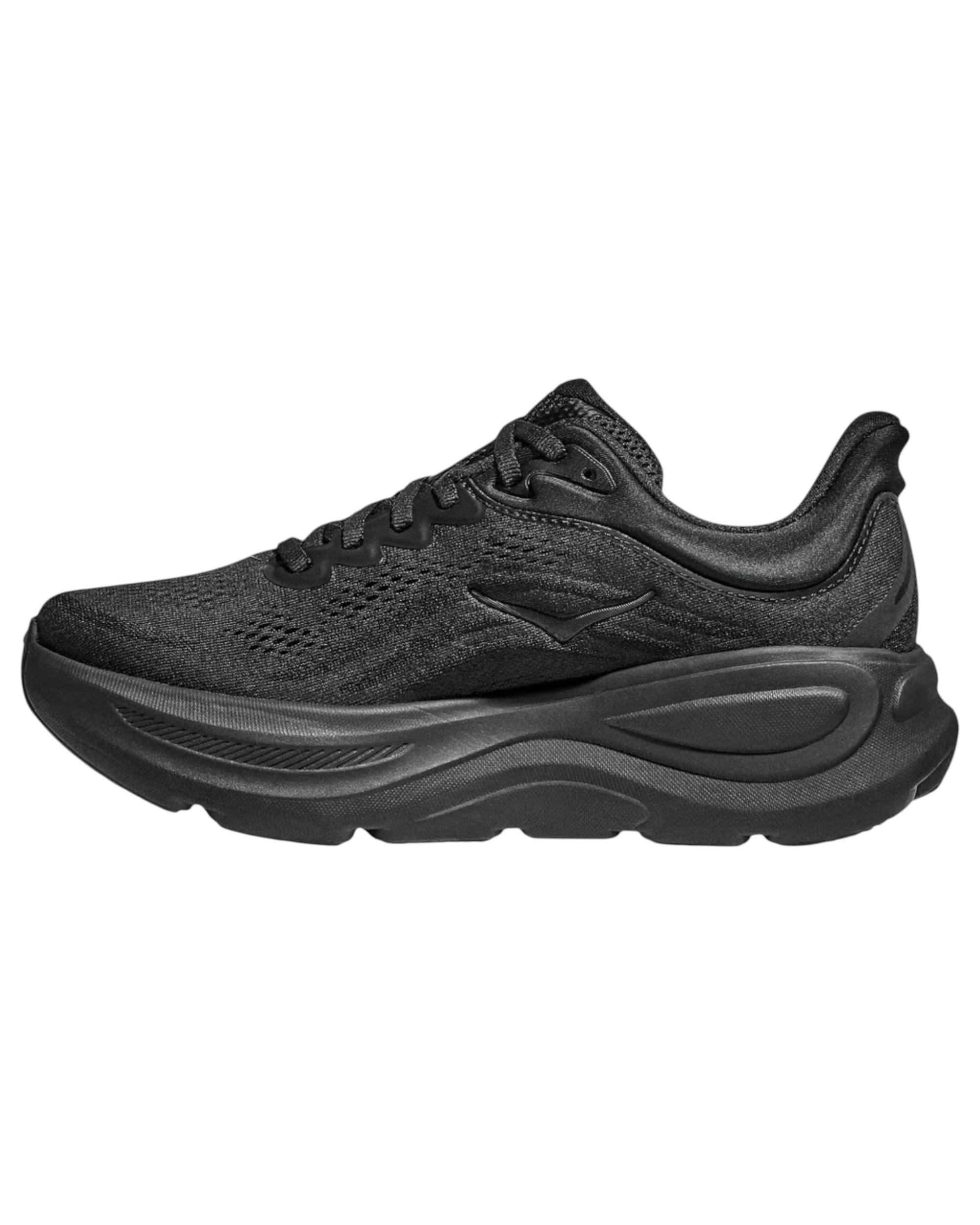 3 Hoka Mens Bondi 9 Athletic Running Shoes BLACK, 3 of 8