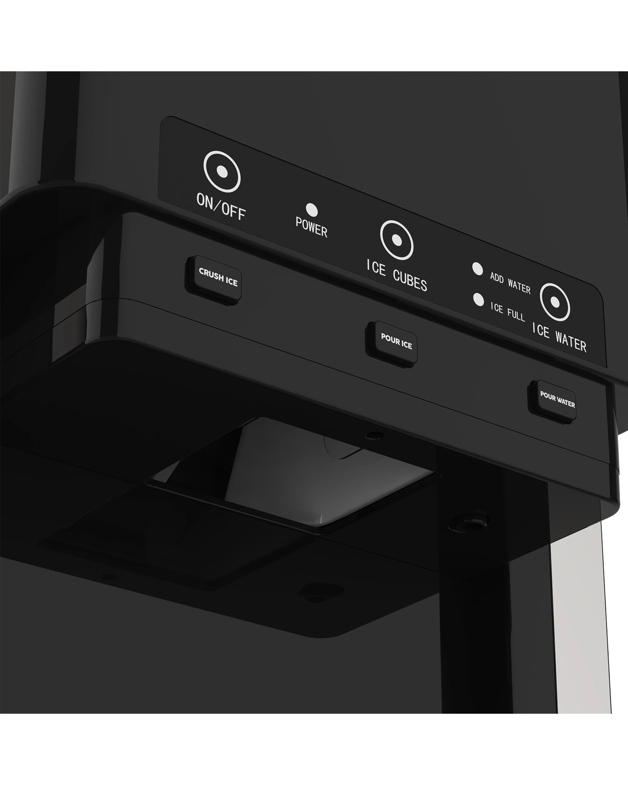 2 Advwin 3-in-1 Countertop Ice Maker Machine With Water Dispenser & Ice Crusher, 2 of 9