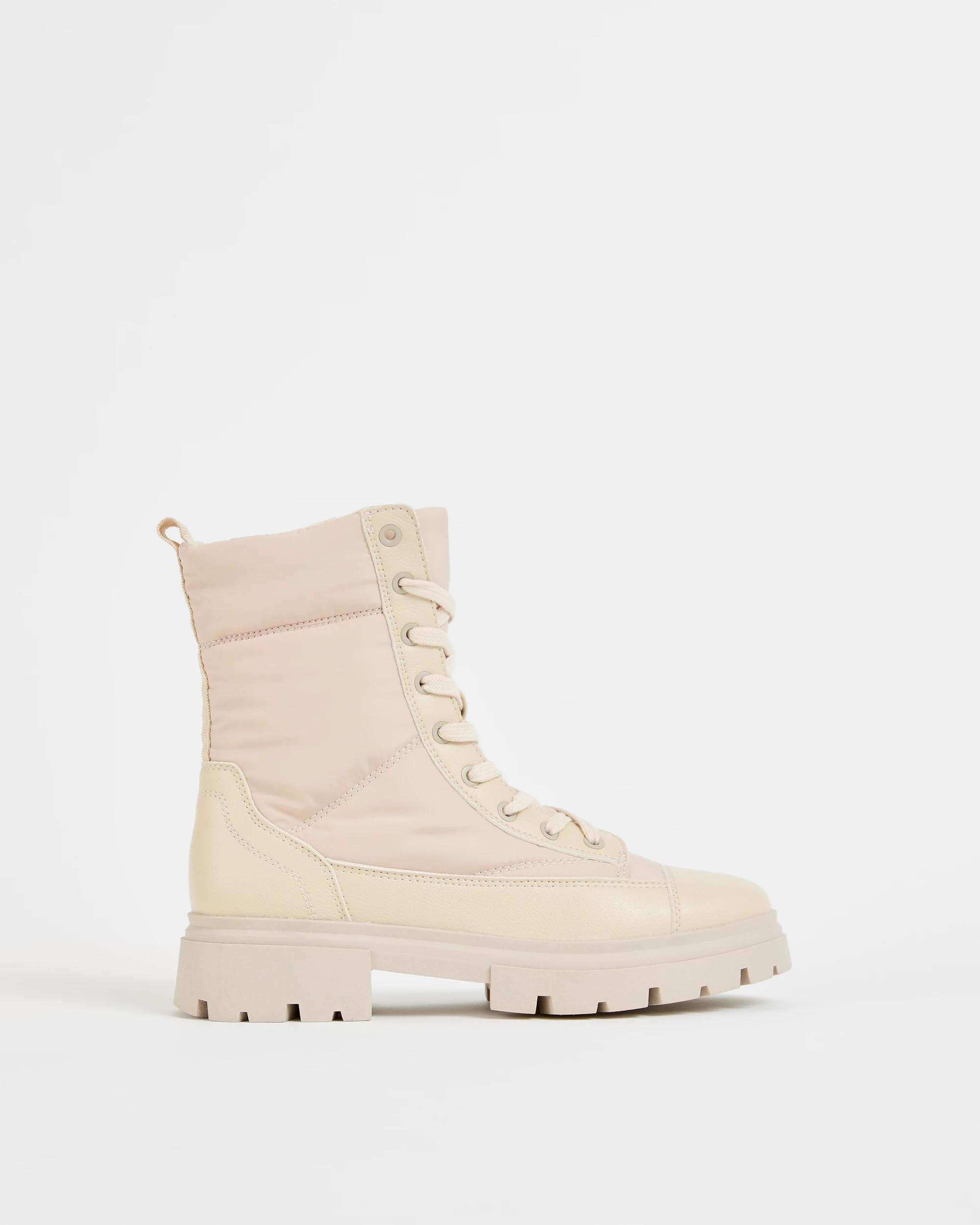 1 Target Youth Chunky Padded Hiker Boots NATURAL, 1 of 3