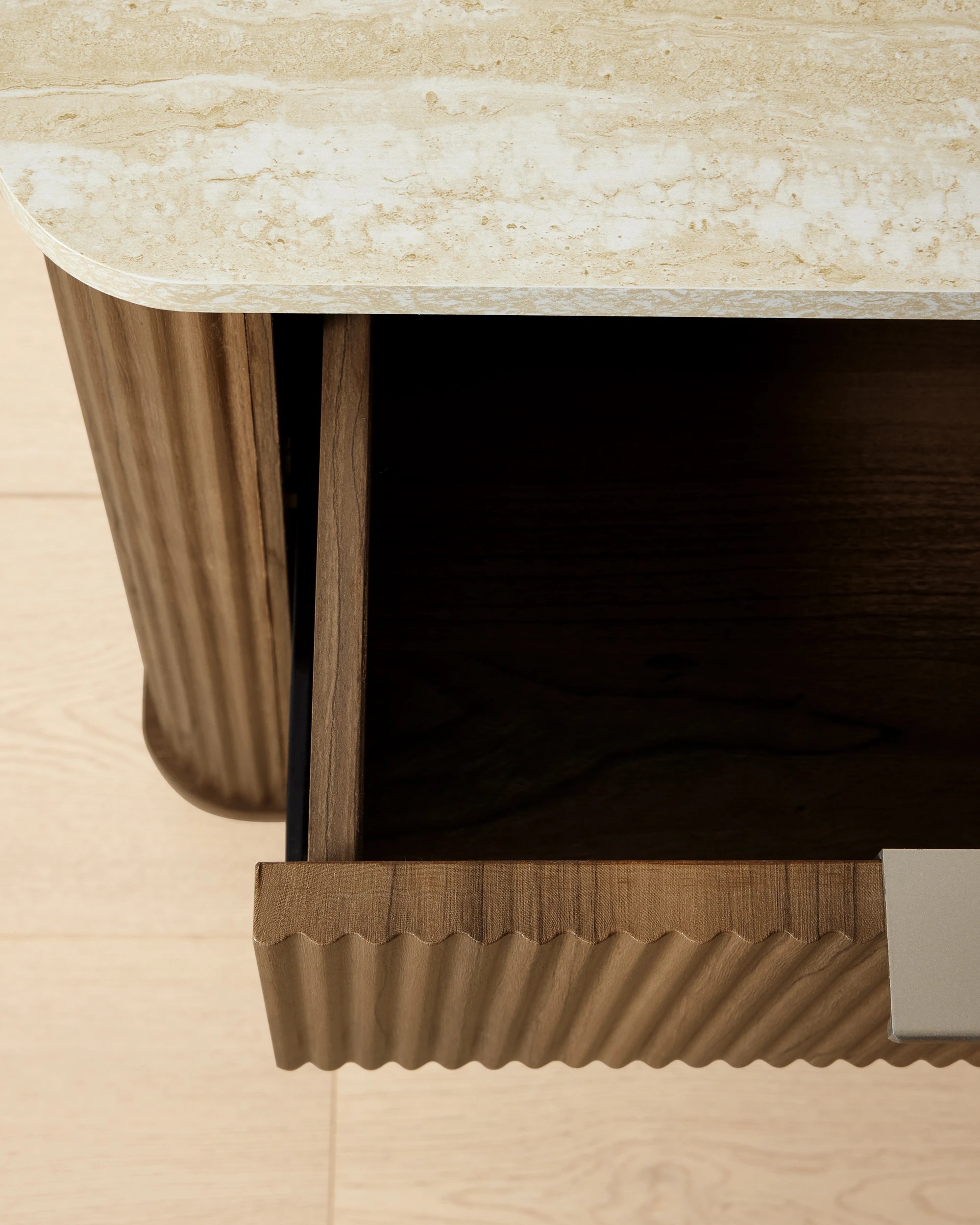 4 Claire Bedside Table - Walnut, 4 of 6