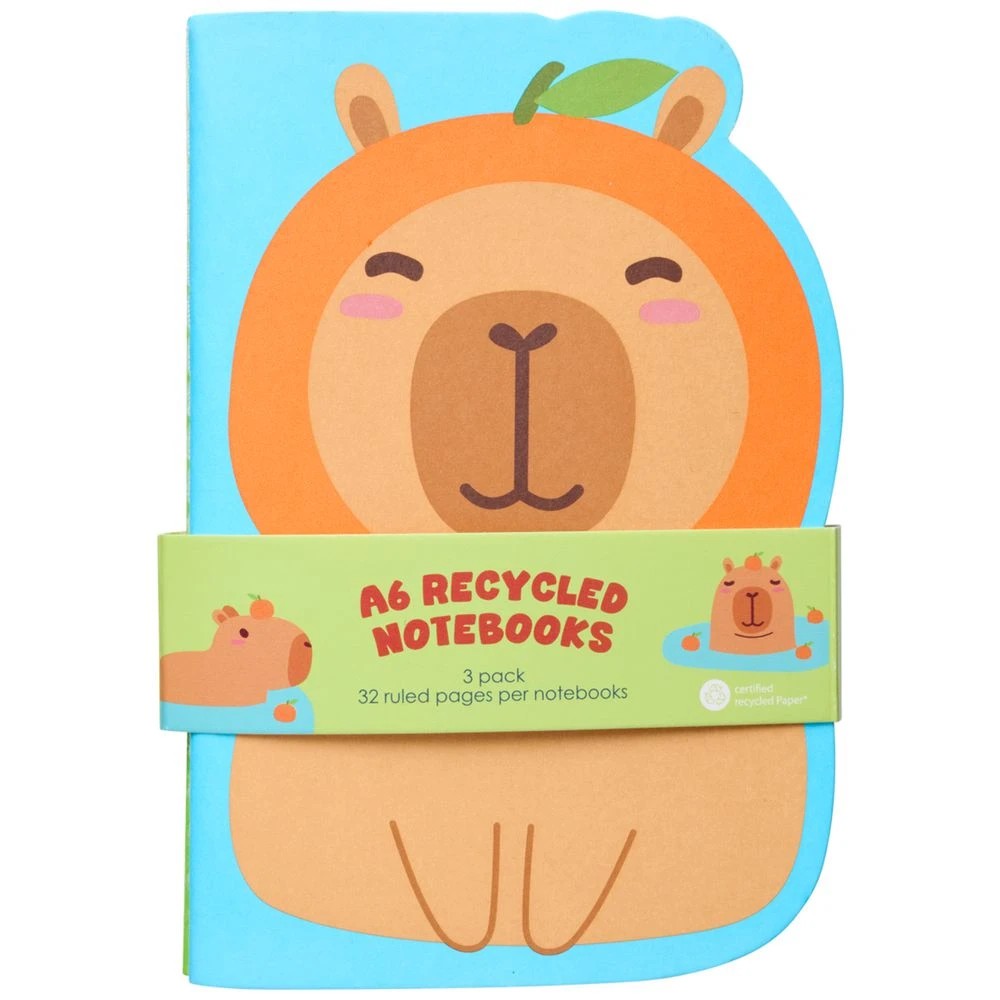 1 Capybara A6 Notebook 32 Page 3 Pack, 1 of 3