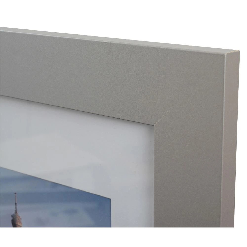 2 Cosmopolitan A2 with A3 Opening Poster Frame Silver, 2 of 4