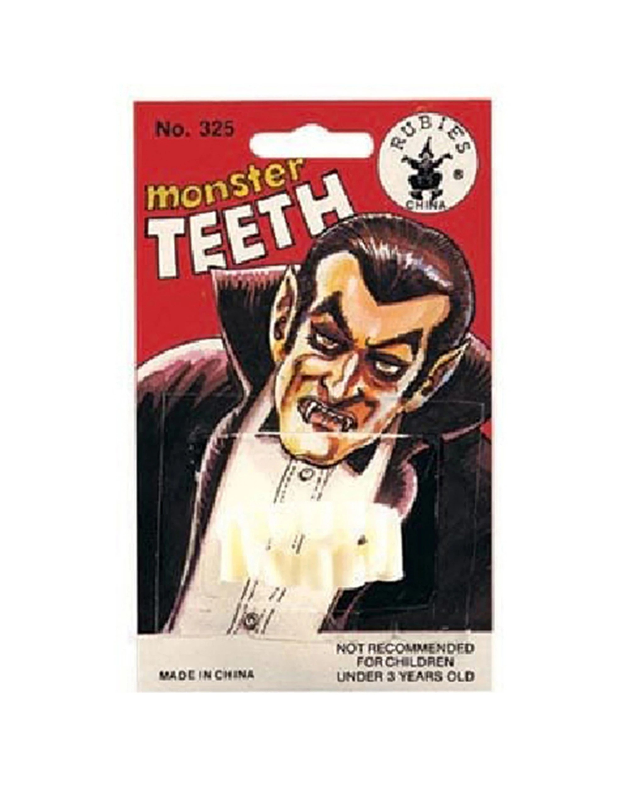 2 Rubies Vampire Fake Fangs Halloween Costume Accessory For Kids Over 3 Years. - White, 2 of 3