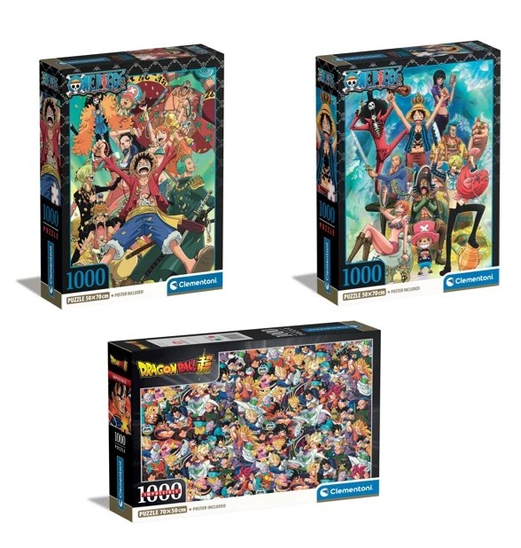 1 Clementoni Anime One Piece DragonBall Z 1000 Piece Jigsaw Puzzle - Assorted, 1 of 7