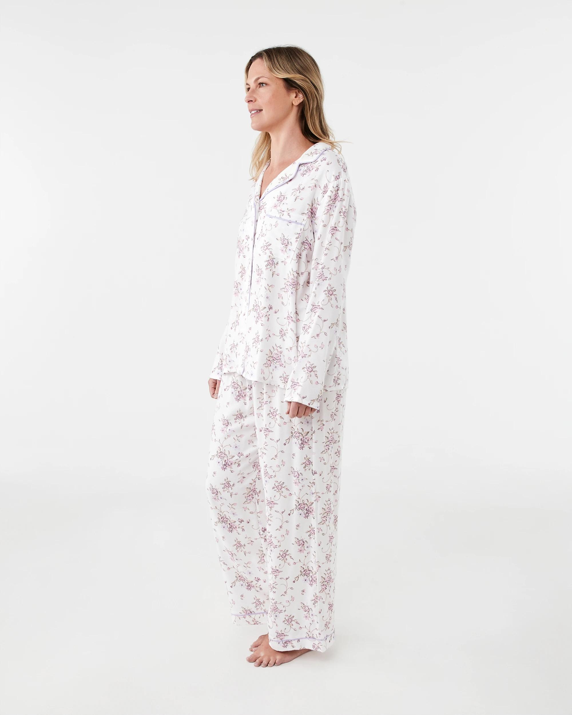 2 Classic Flannel Pyjama Set Stitch Frl, 2 of 8