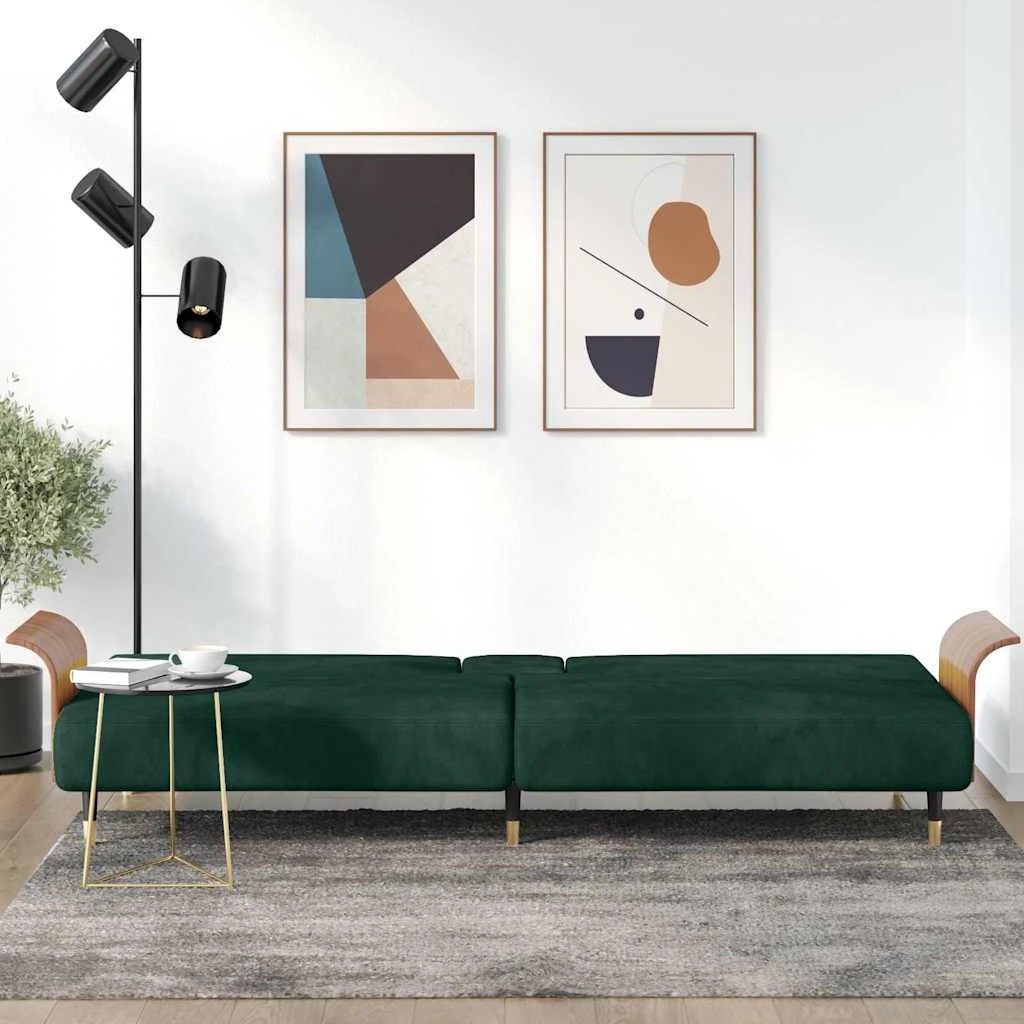 3 Vidaxl Day Bed Sofa - Green, 3 of 10