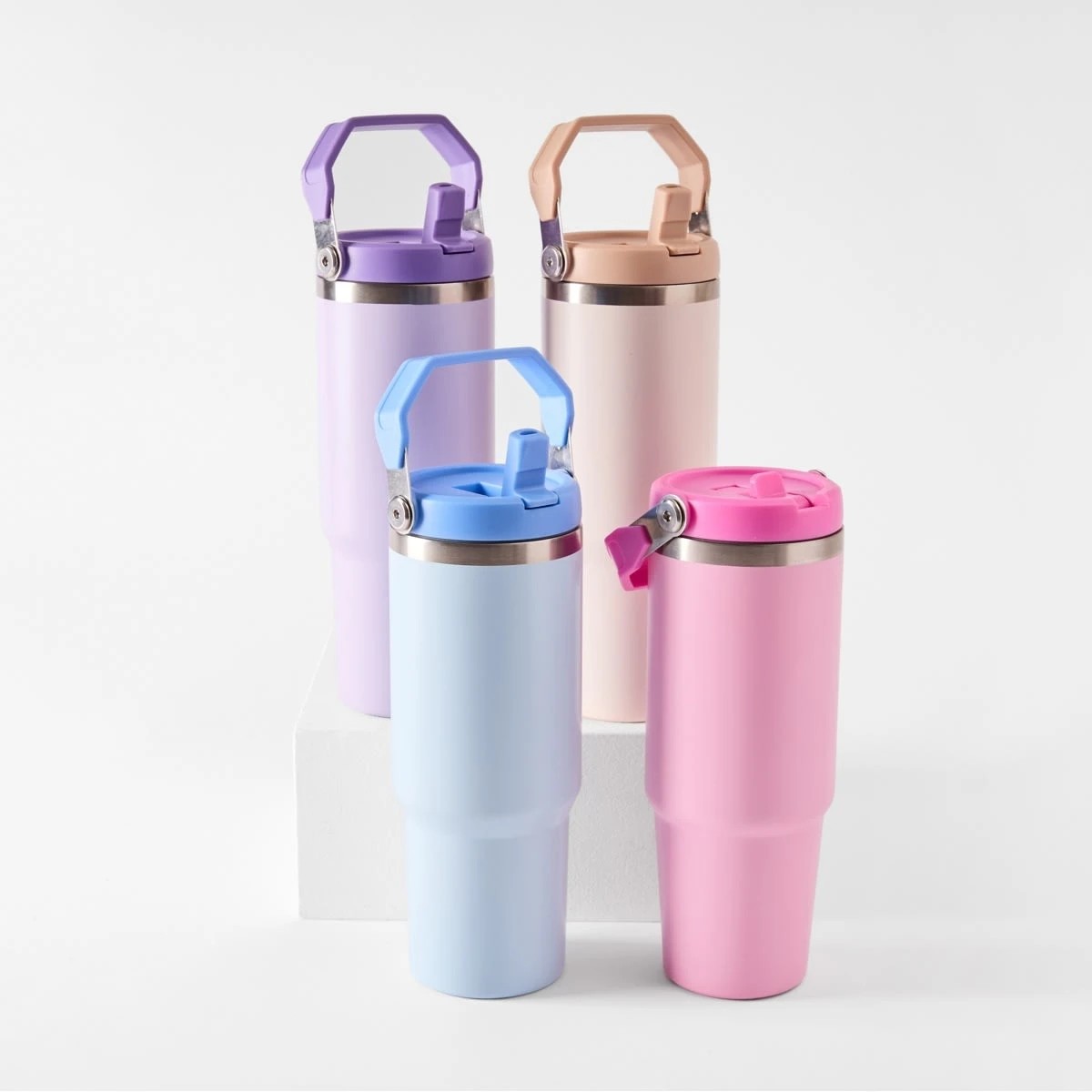 9 840ml Lilac Tumbler with Top Handle, 9 of 9
