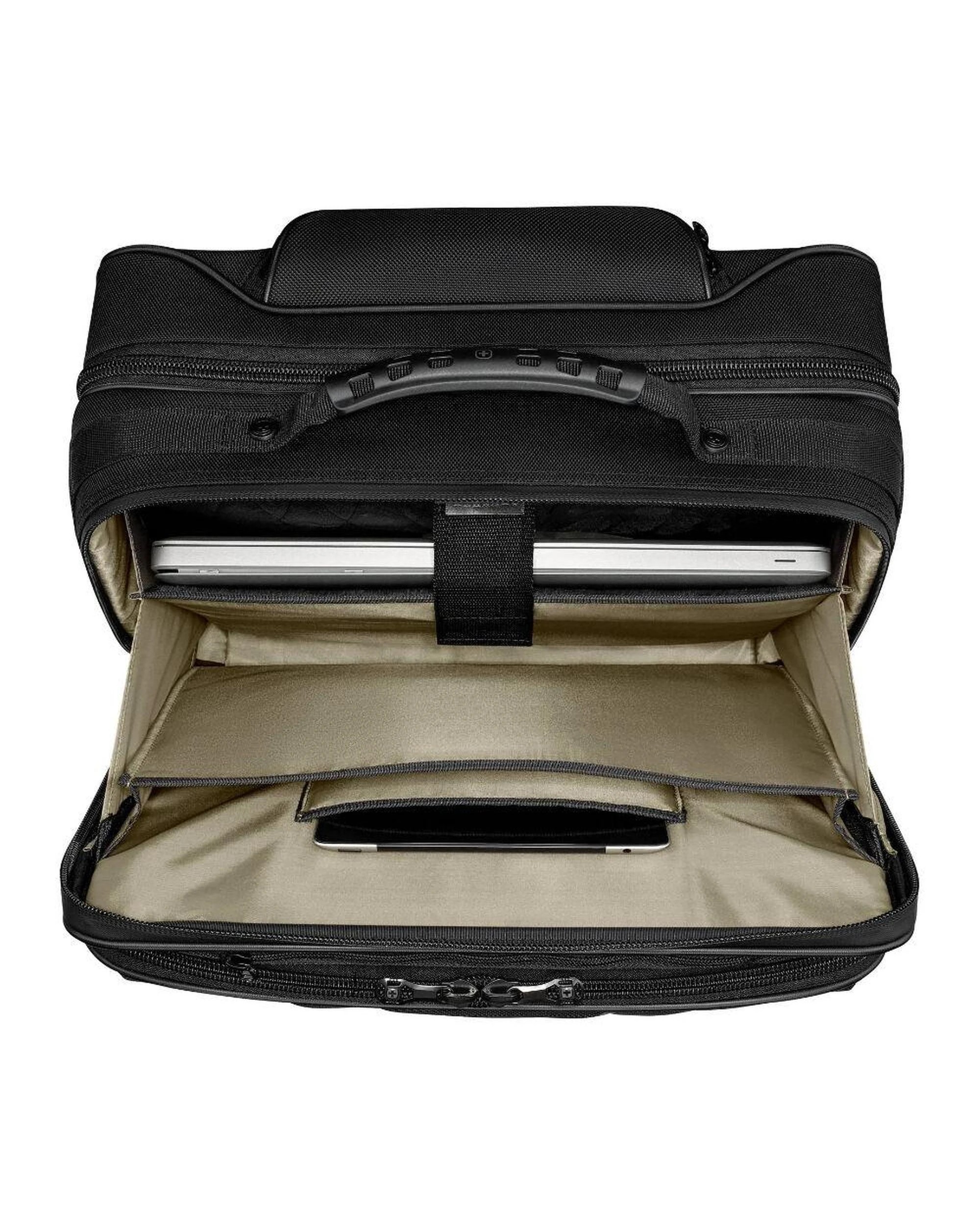 9 Wenger Legacy Black Series 15.6" Laptop Wheeled Case  Black, 9 of 10