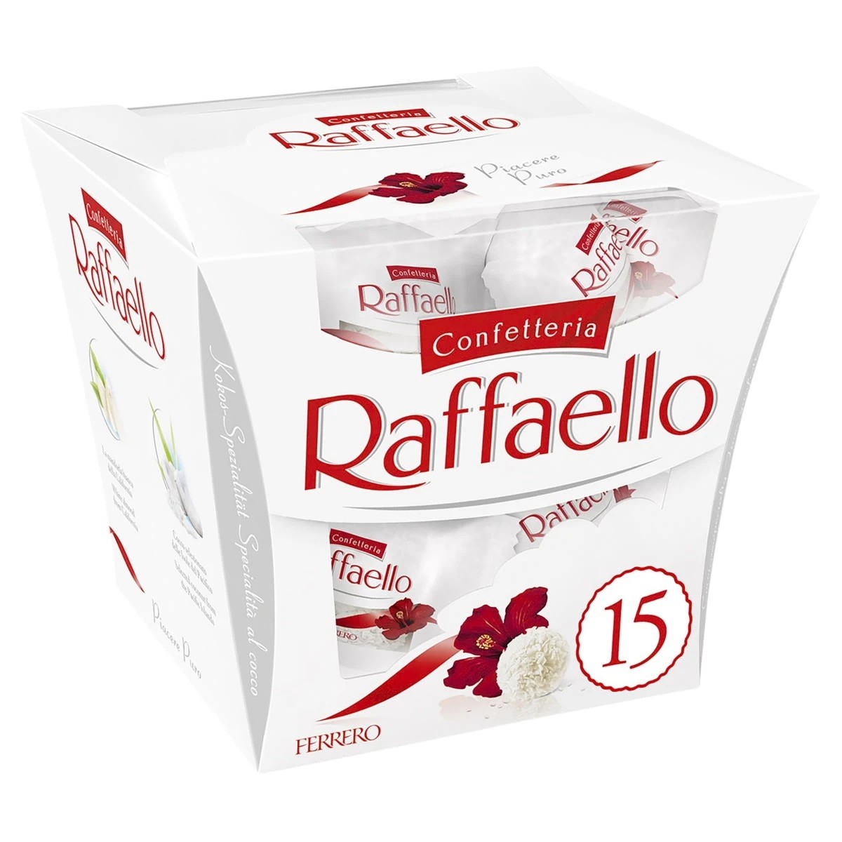 5 15 Piece Confetteria Raffaello Coconut and Almond Ferrero Gift Box 150g, 5 of 6