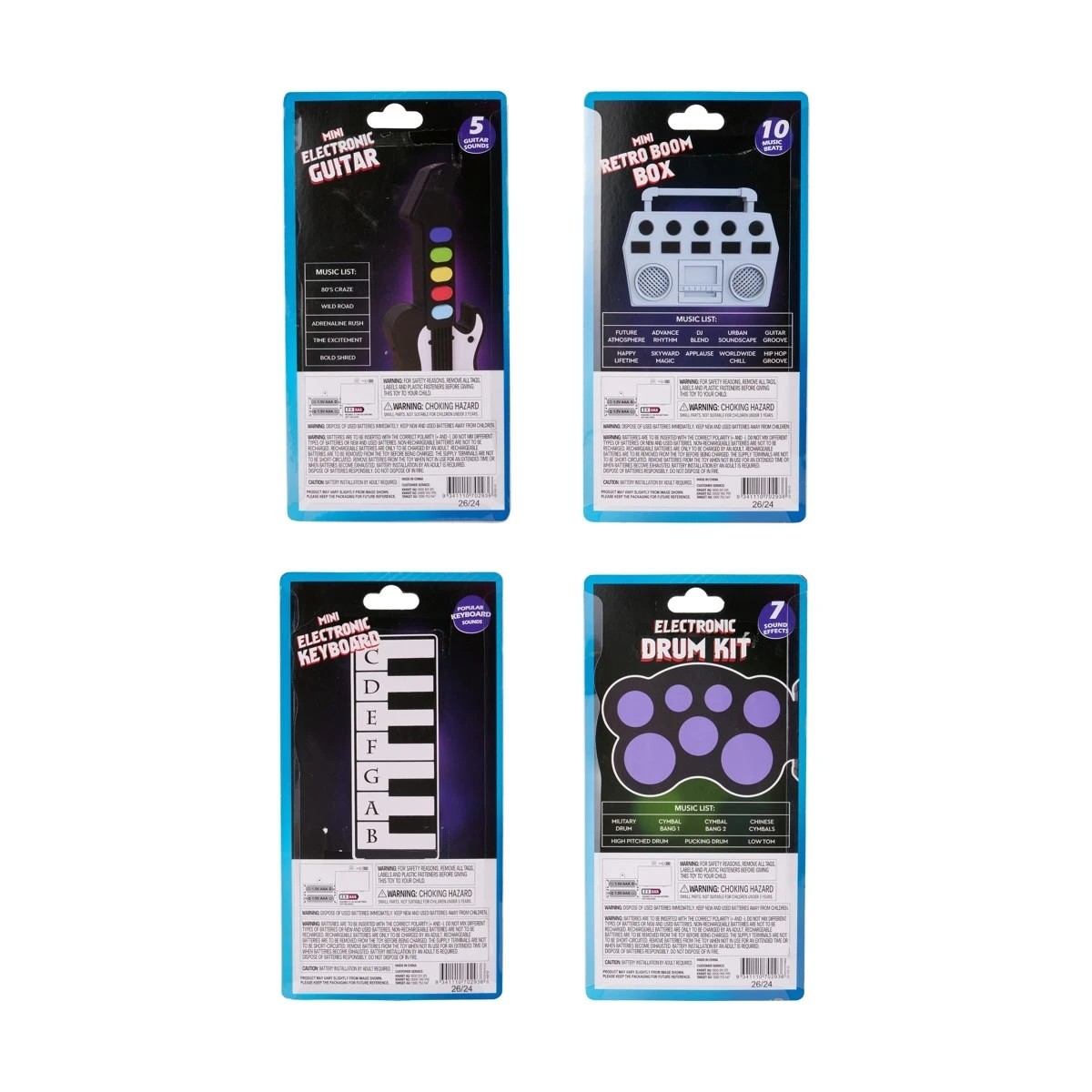 6 Mini Music Instrument - Assorted, 6 of 6