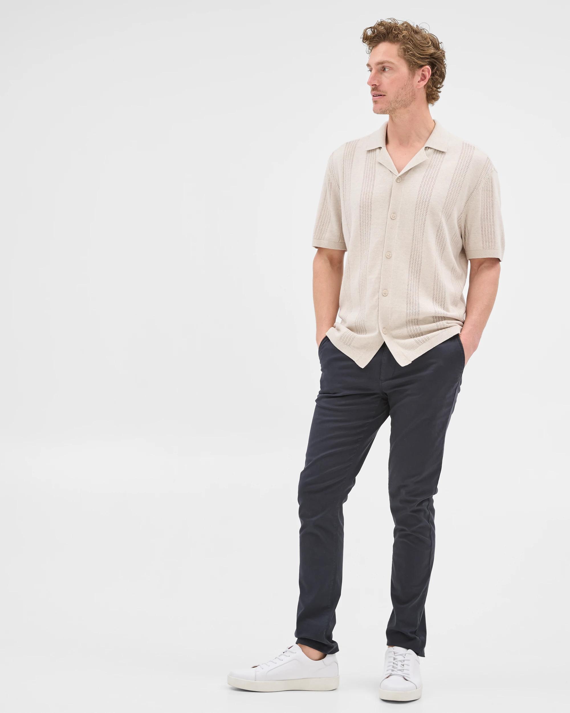 2 Target Australian Cotton Slim Chino Pants NAVY, 2 of 6