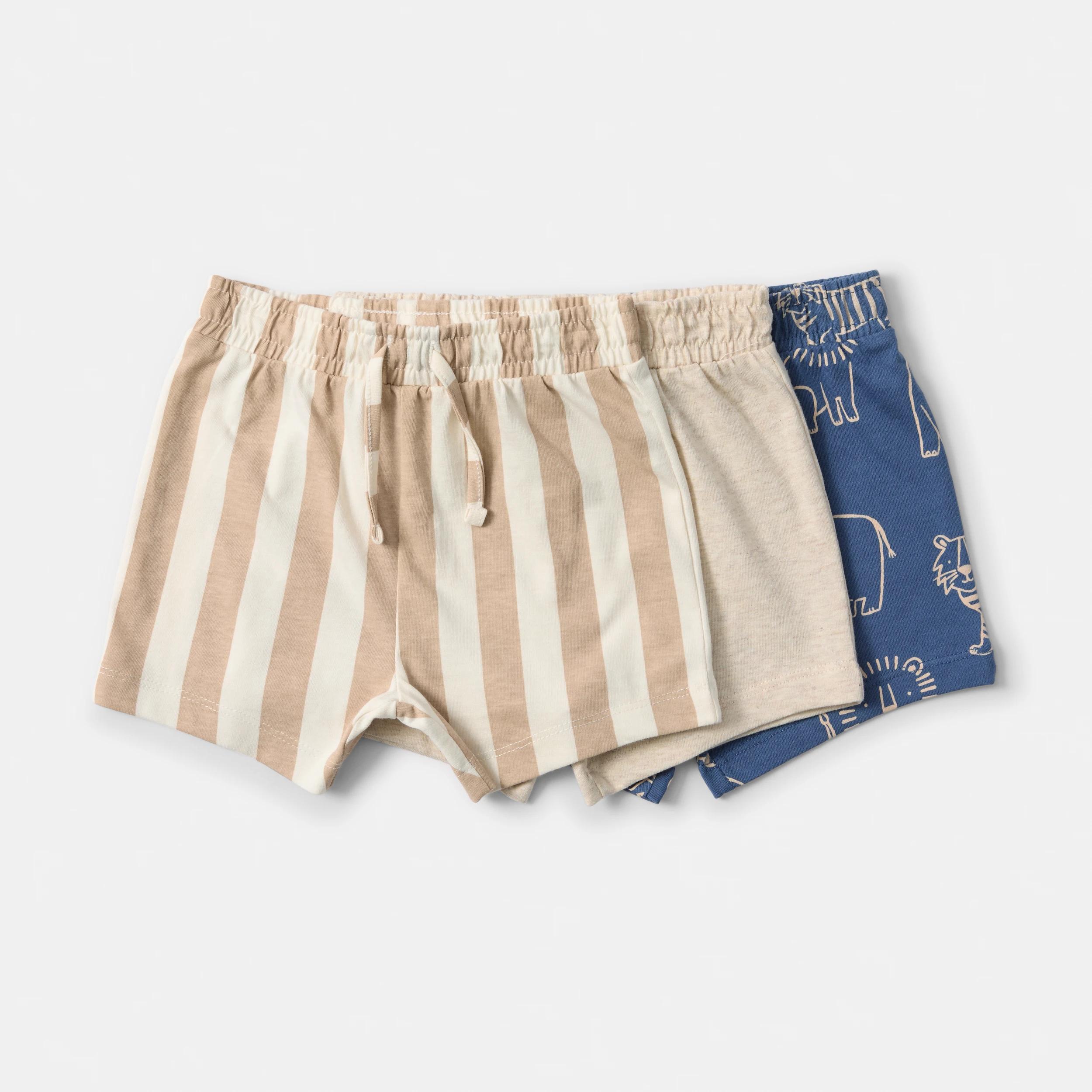 1 3 Pack Print Shorts DOE SKIN SAFARI, 1 of 8