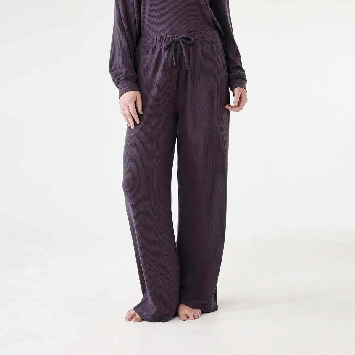 1 Brushed Rib Flare Pants Wshd Slate, 1 of 6