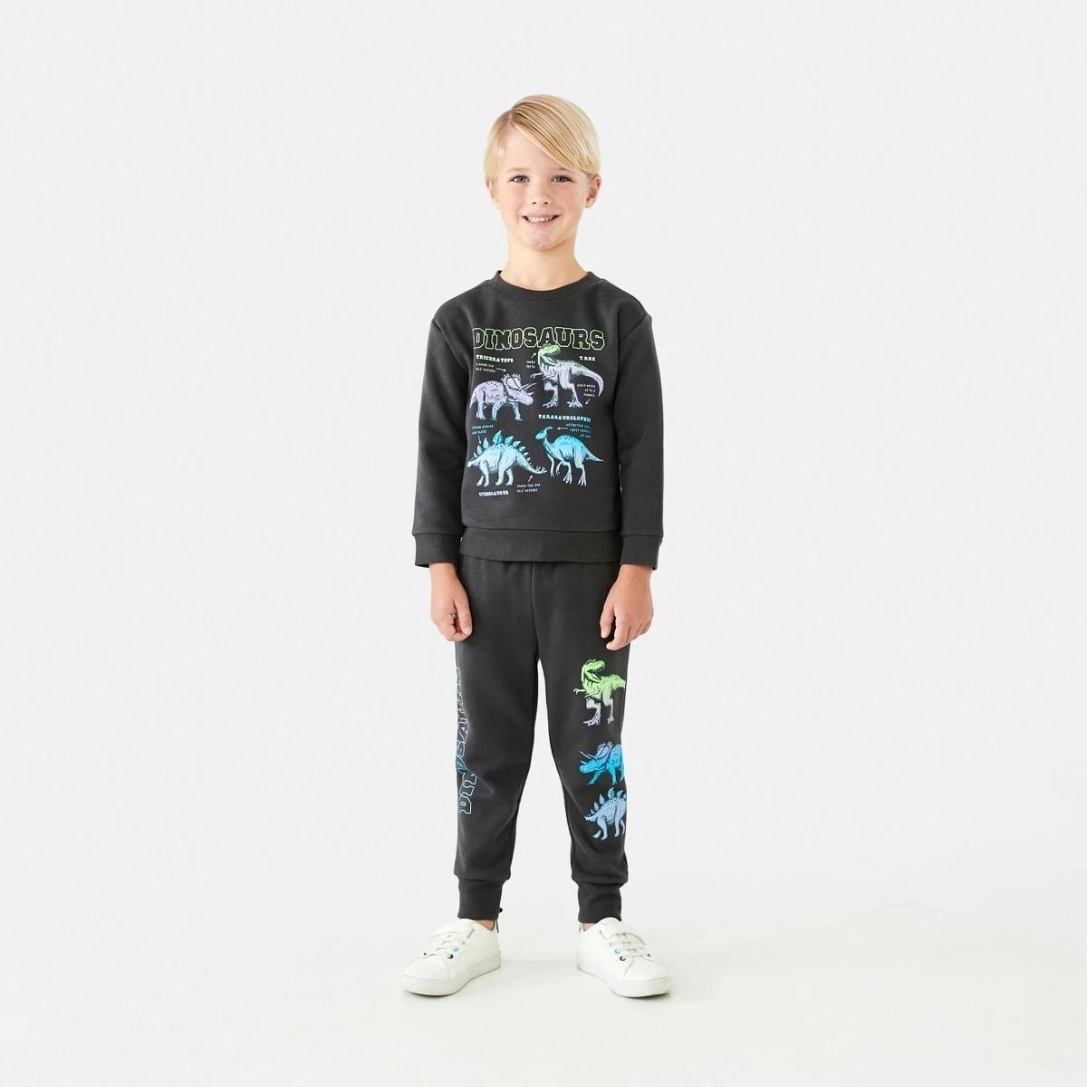 5 Print Crew Neck Sweatshirt Gry Skdino, 5 of 8