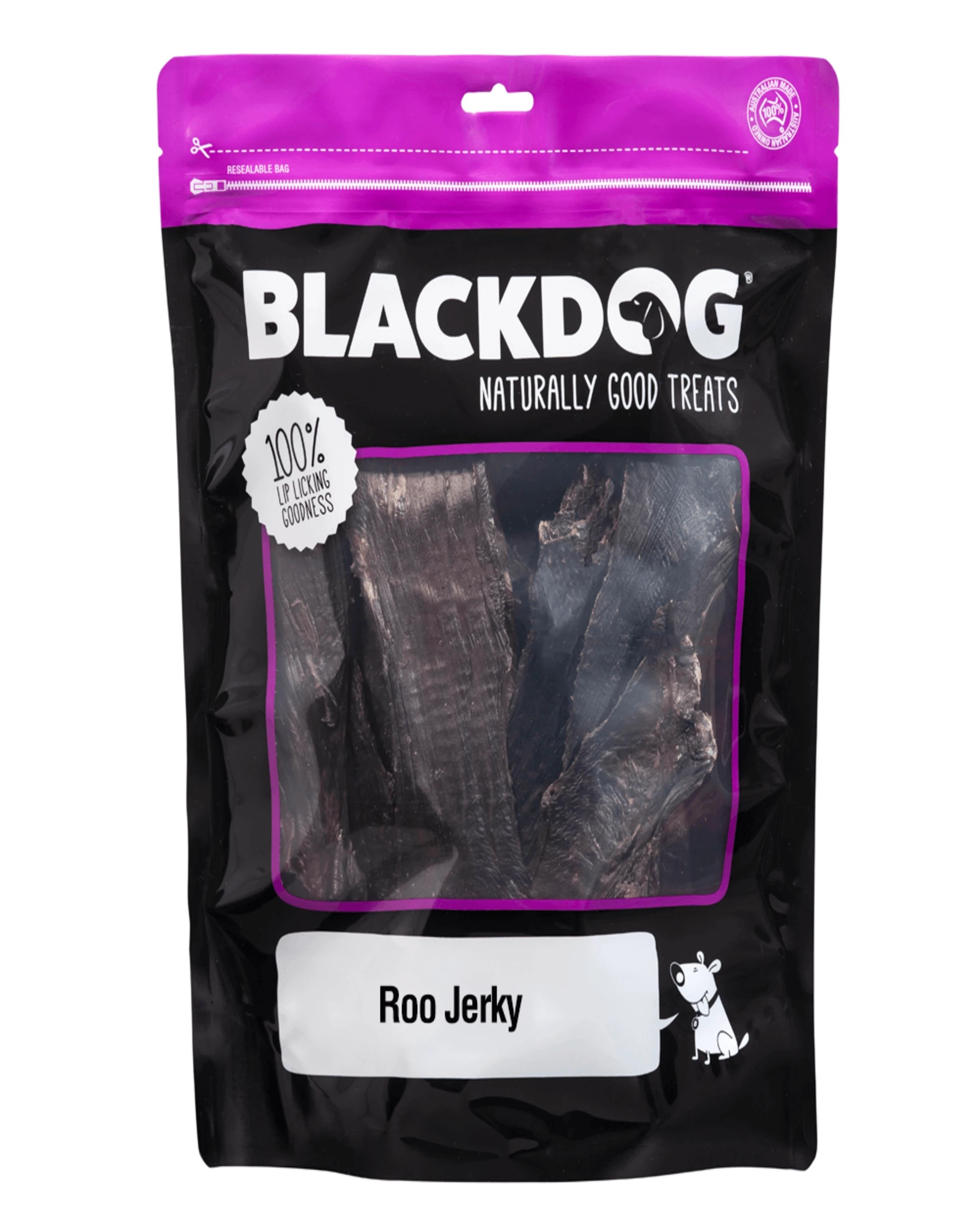 1 Blackdog Dog Treats Beef Liver - 150g, 1 of 3
