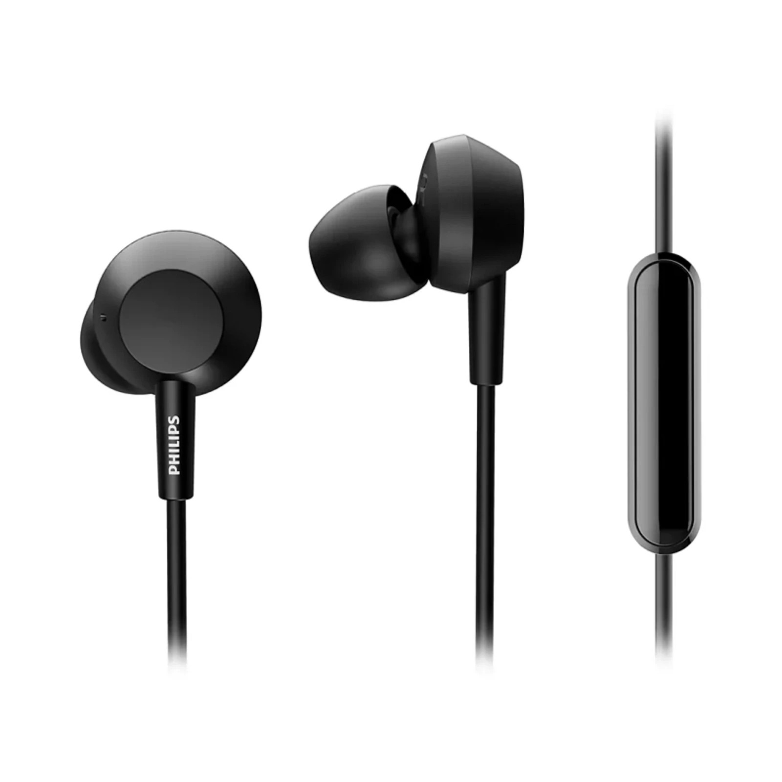 3 Philips Wired Earbud Bass - Black, 3 of 3