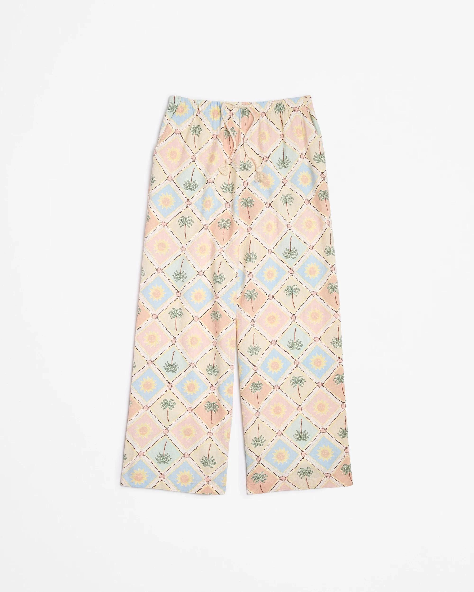 5 Target Wide Leg Pant TILE PRINT, 5 of 6