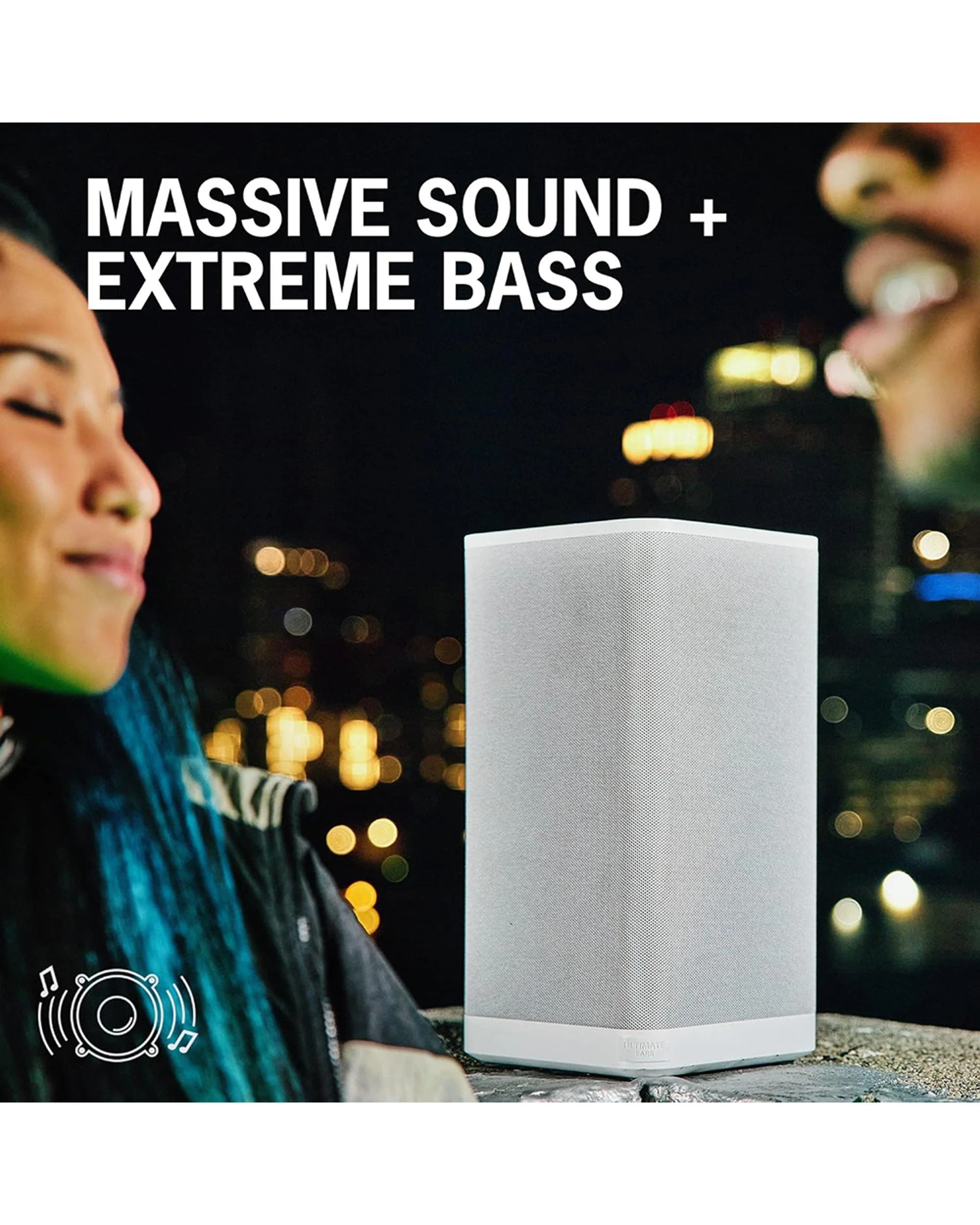 2 Ultimate Ears Hyperboom Speaker - White, 2 of 7