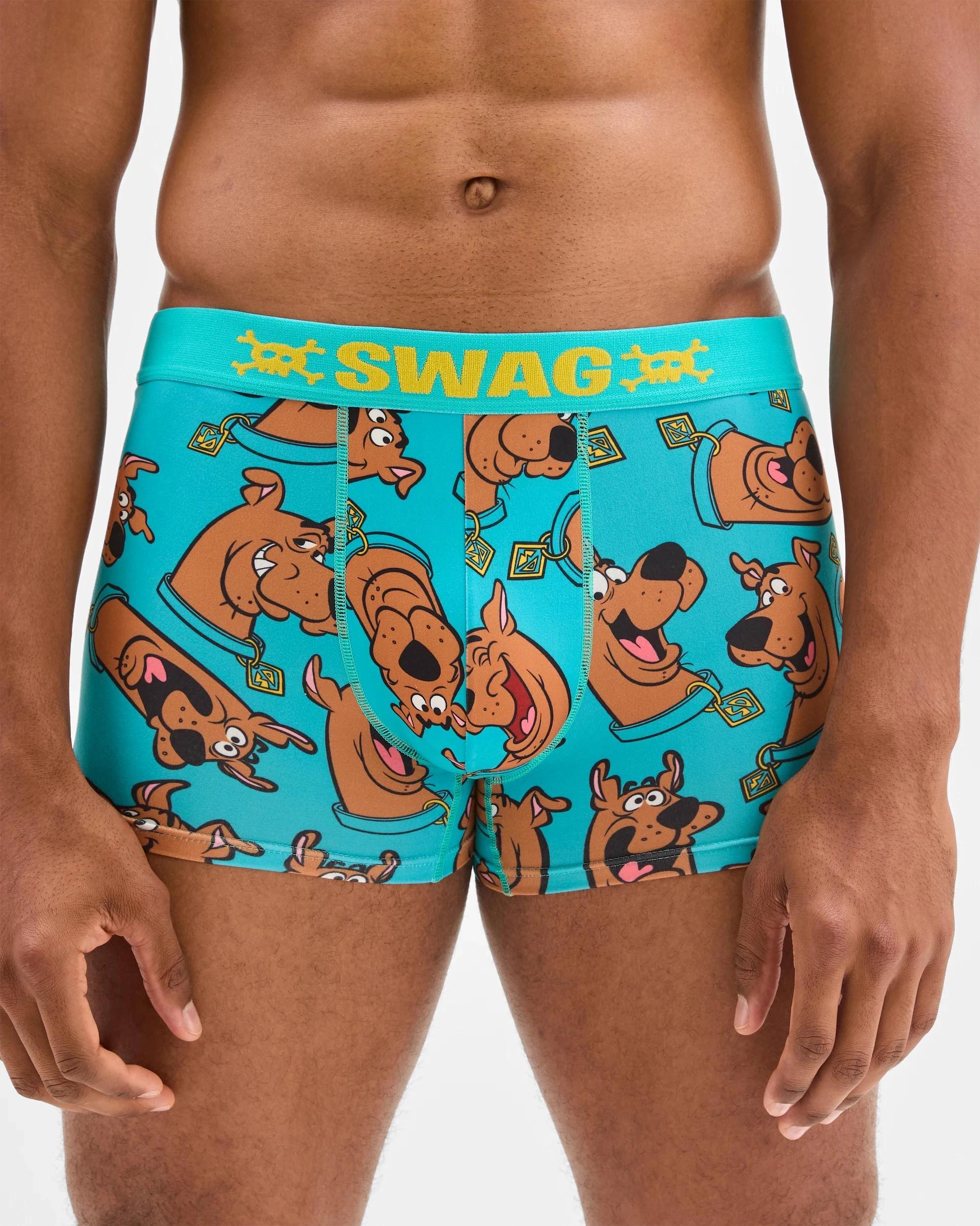 4 Swag Scooby Doo Trunks TEAL, 4 of 4