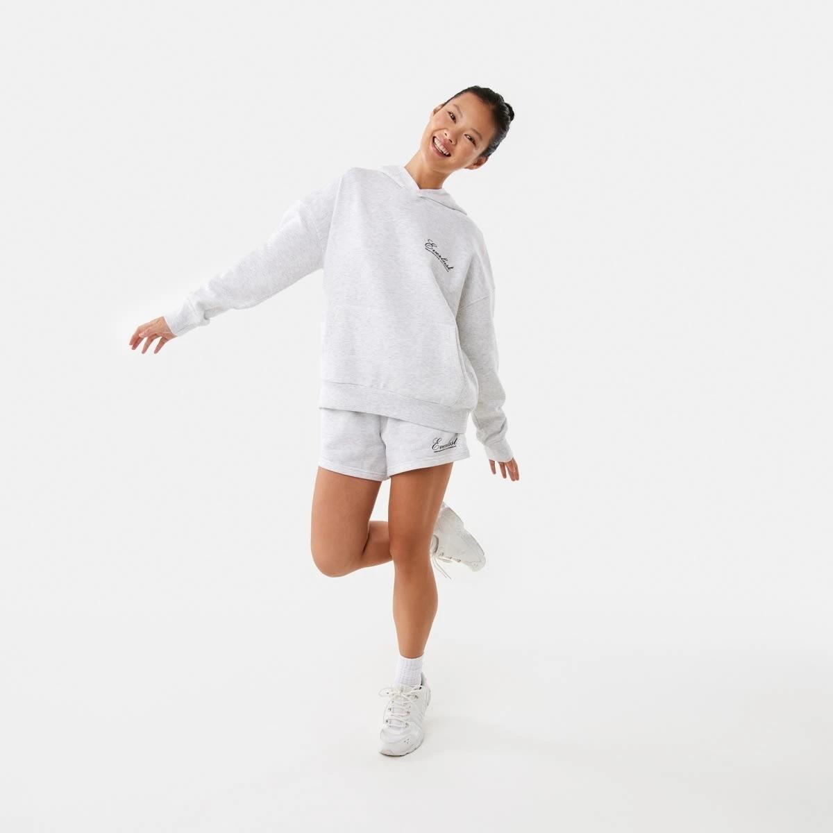 2 Everlast Womens Street Sweat Shorts EVERLAST BLOCK WHITE MARLE, 2 of 8