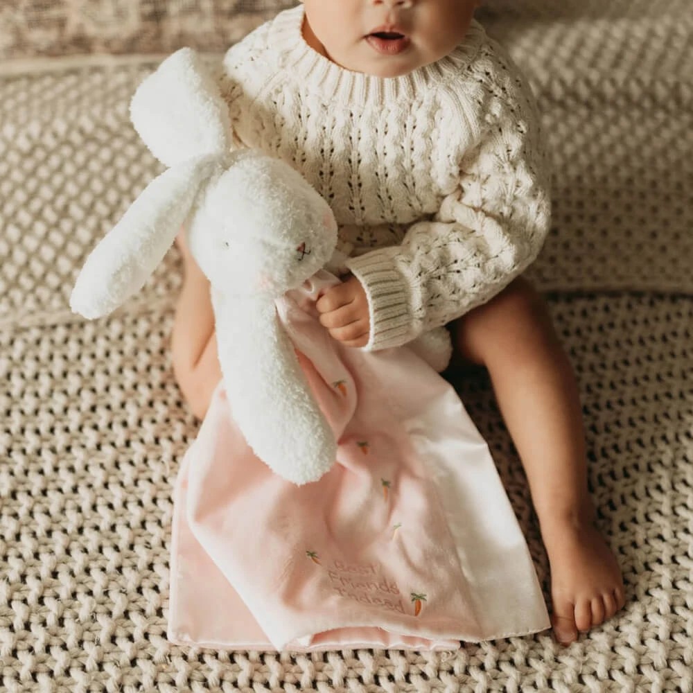 9 Bunnies by the Bay - Buddy Blanket Blossom Bunny 40cm - Birth+ - Pink, 9 of 10