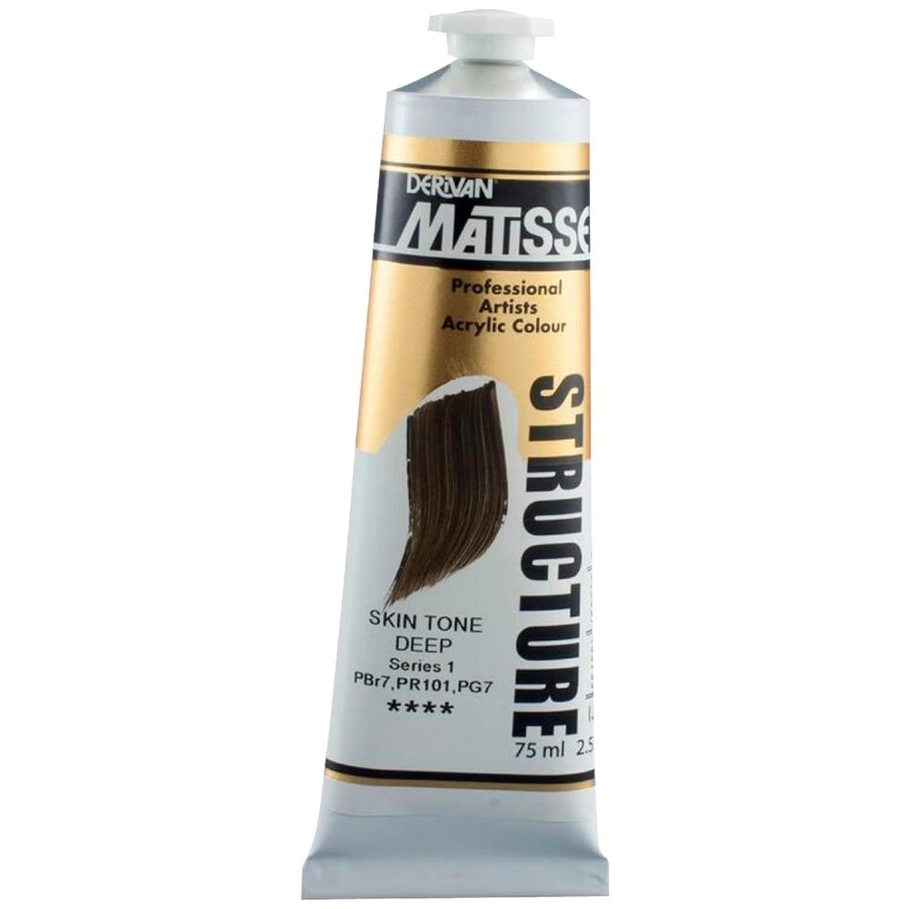 1 Derivan Matisse Flow Paint 75mL Skin Tone Deep S1, 1 of 2