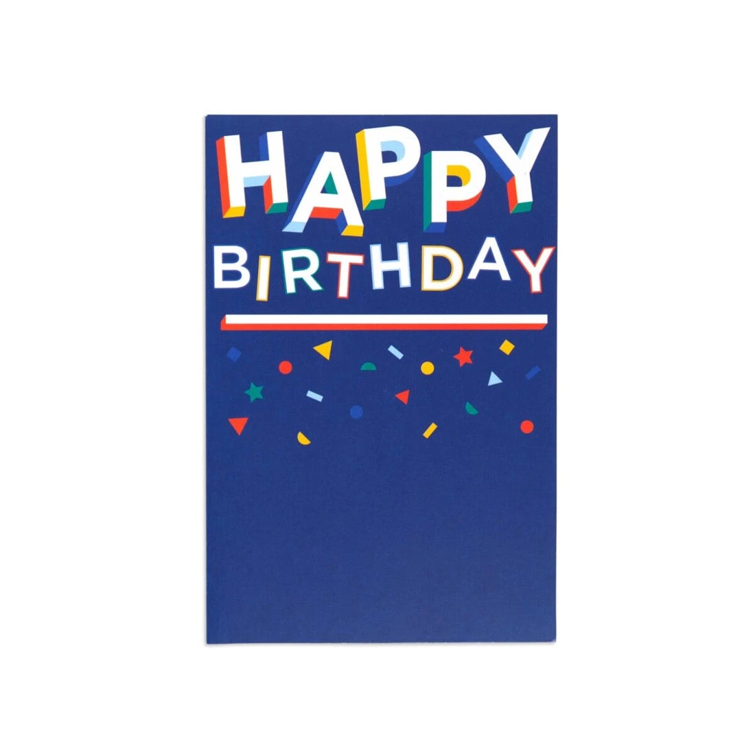 3 Creative Publishing by Hallmark Birthday Card - Colourful Shapes, 3 of 3