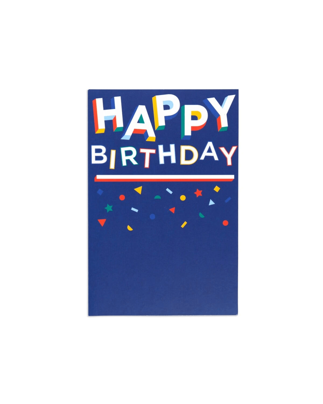 3 Creative Publishing by Hallmark Birthday Card - Colourful Shapes, 3 of 3