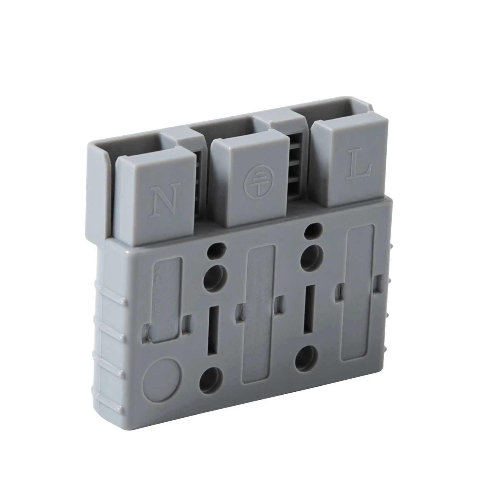 3 VoltX Flush Mount 3 Pin 50A Anderson Plug Holder Fit Dual Battery DCDC Charger, 3 of 10