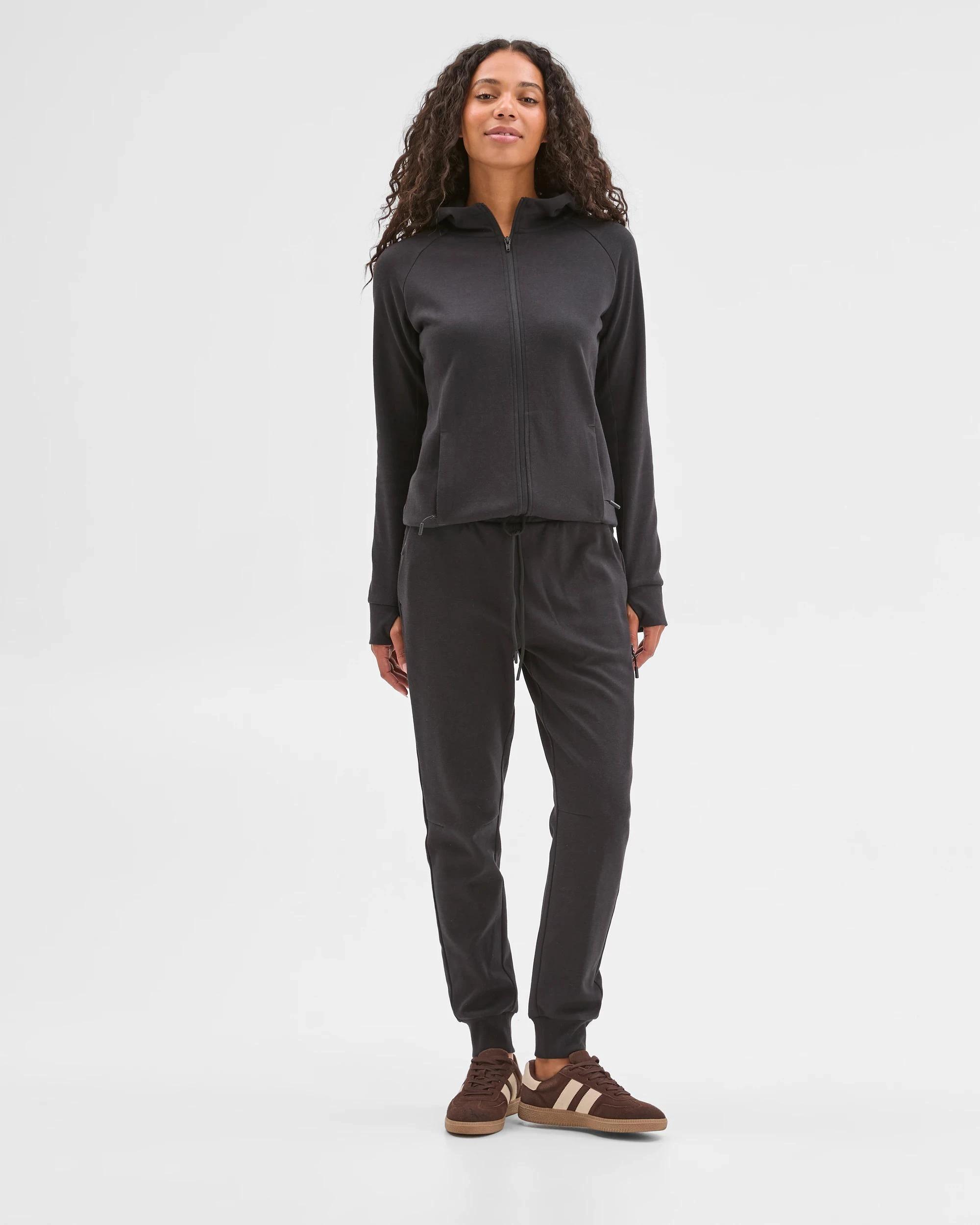 1 Target Active Active Australian Cotton Blend Athleisure Trackpants BLACK, 1 of 5