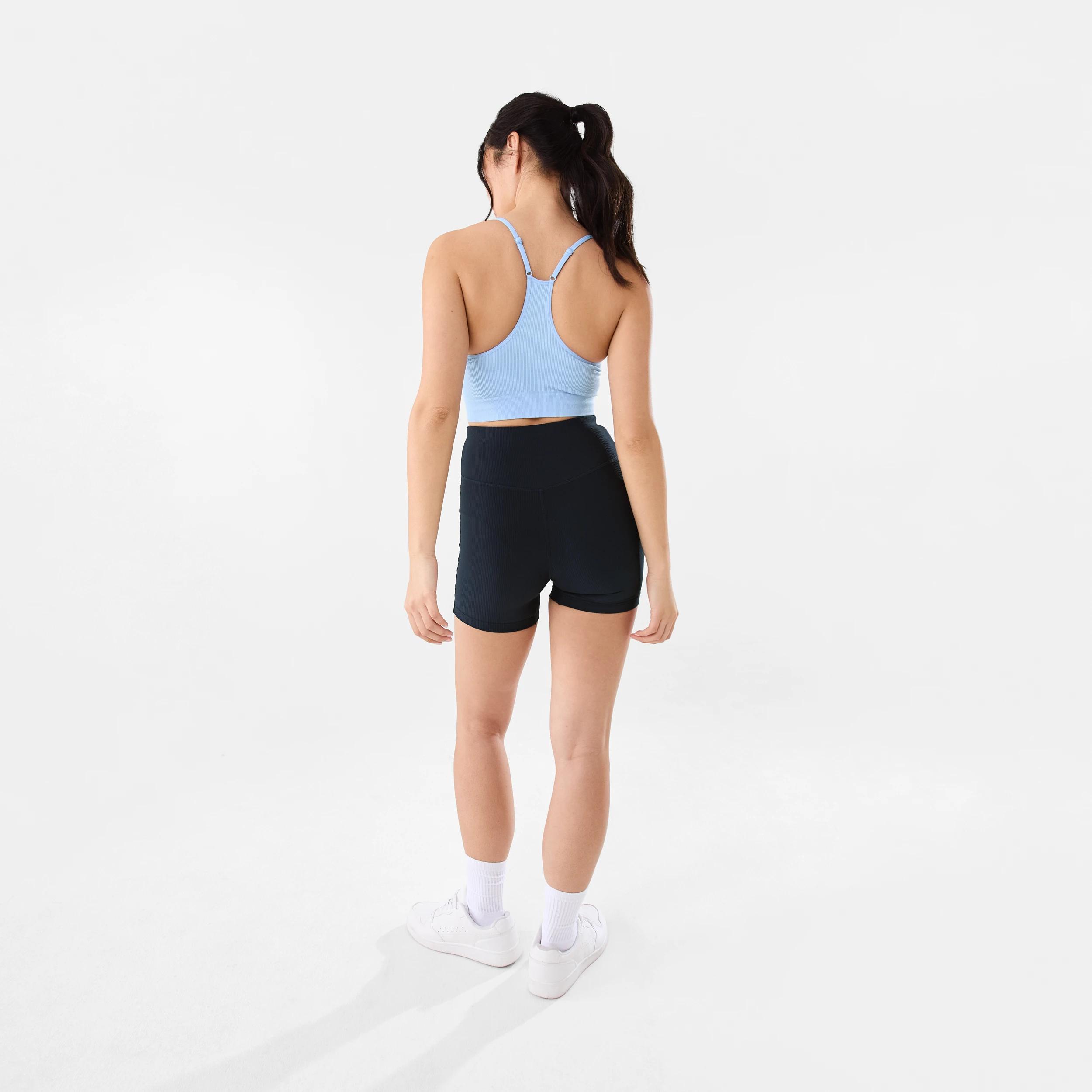 3 Active Womens Rib Bike Shorts SHADE NAVY, 3 of 6