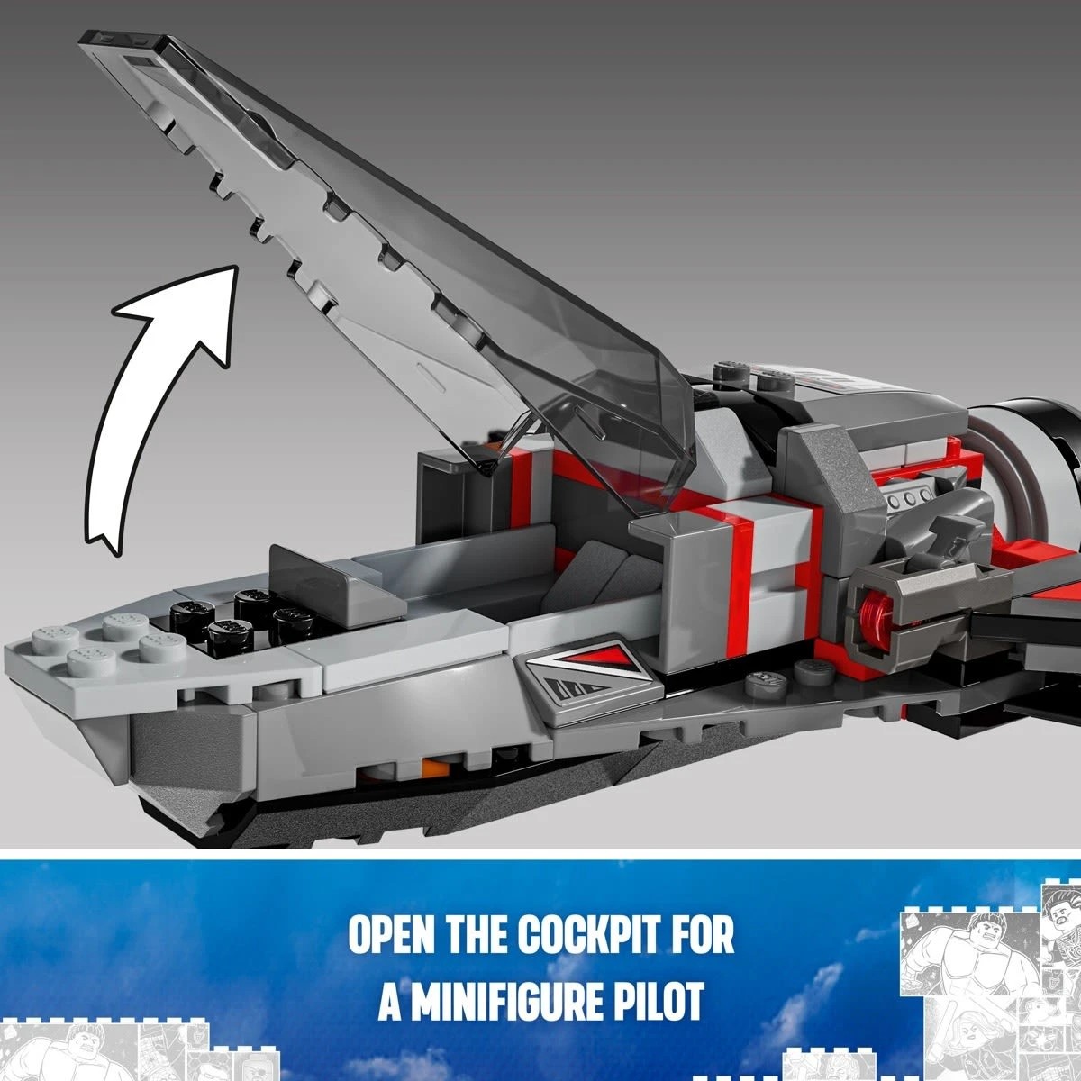 6 LEGO Marvel Captain America vs. Red Hulk Battle 76292, 6 of 10