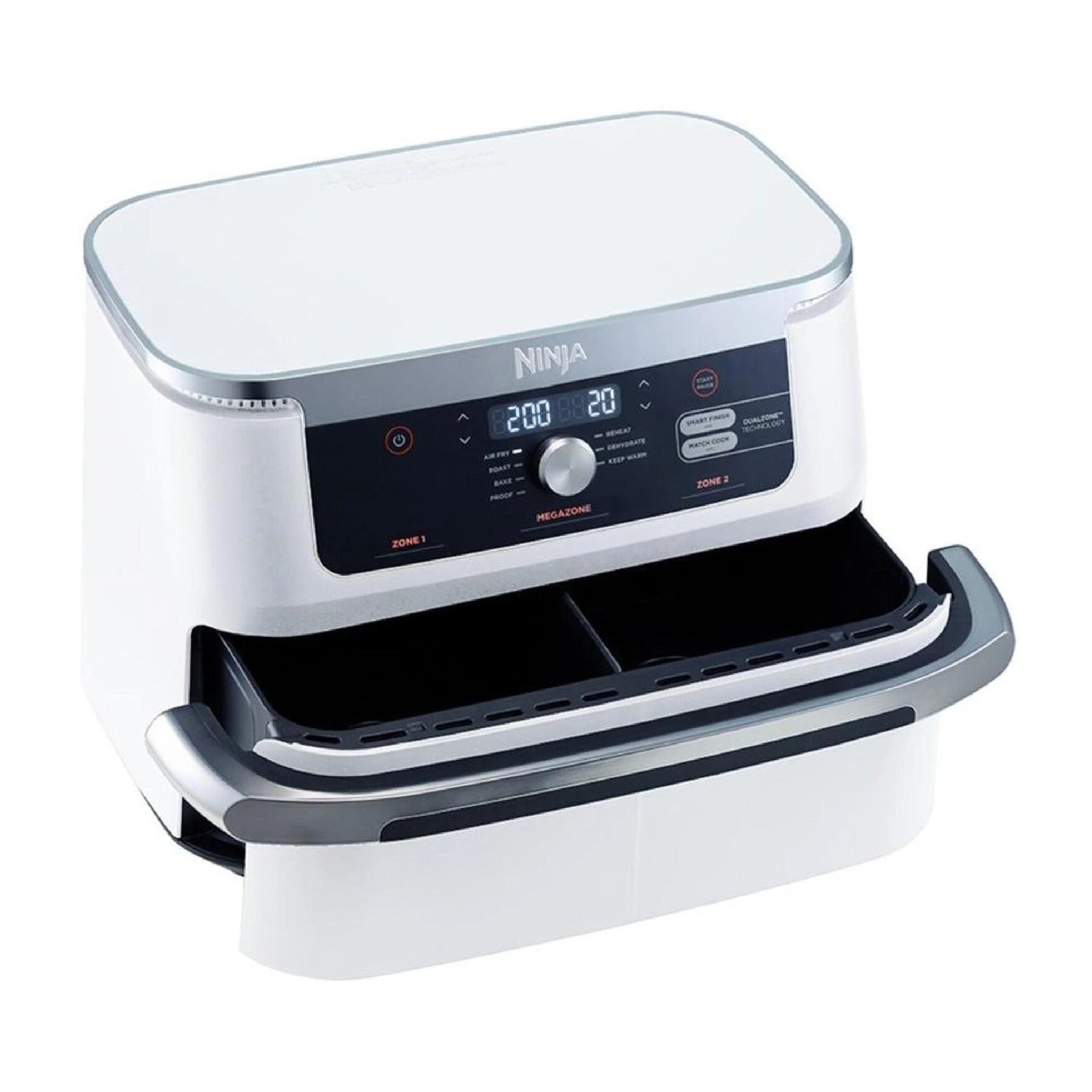 3 Ninja Air Fryer AF500 XXXL FlexDrawer 10.4L - White - Black, 3 of 7