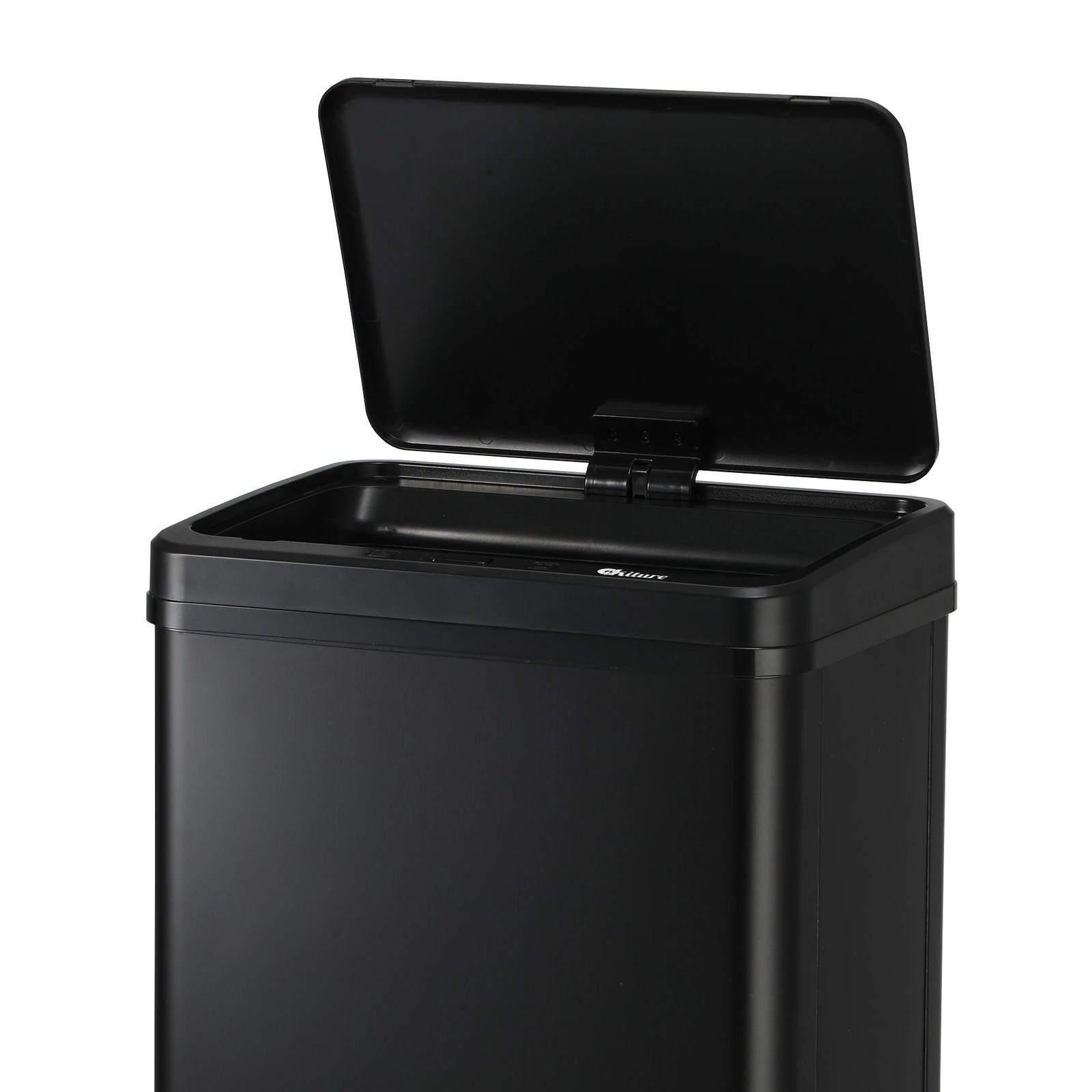 10 Oikiture 50L Motion Sensor Bin Automatic Rubbish Trash Can - Black, 10 of 10