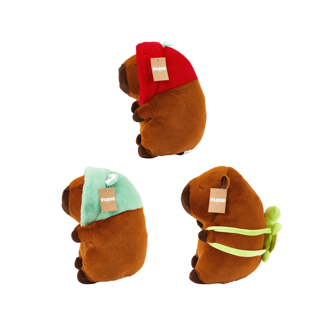 3 Capybara Plush - Assorted, 3 of 3