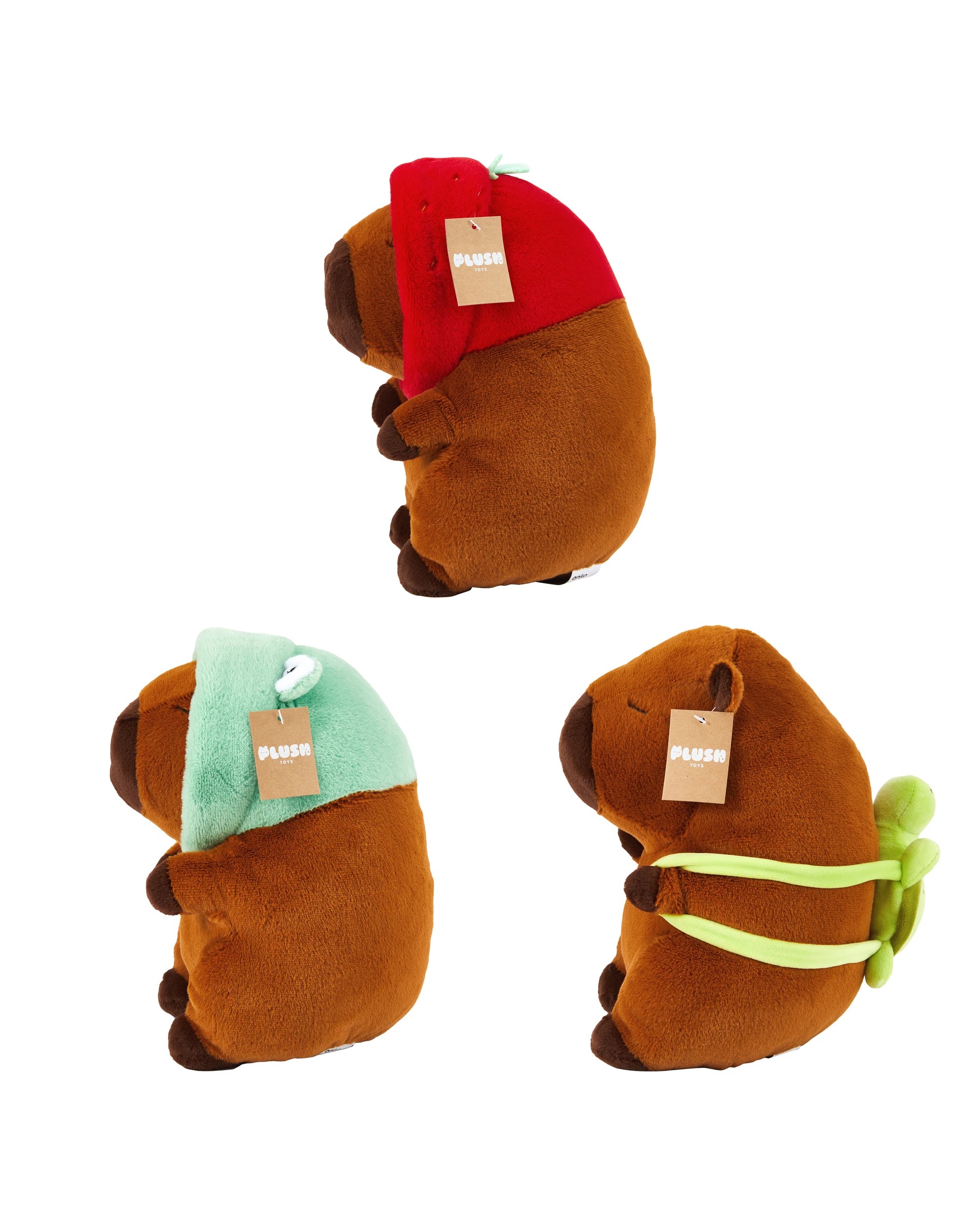 3 Capybara Plush - Assorted, 3 of 3