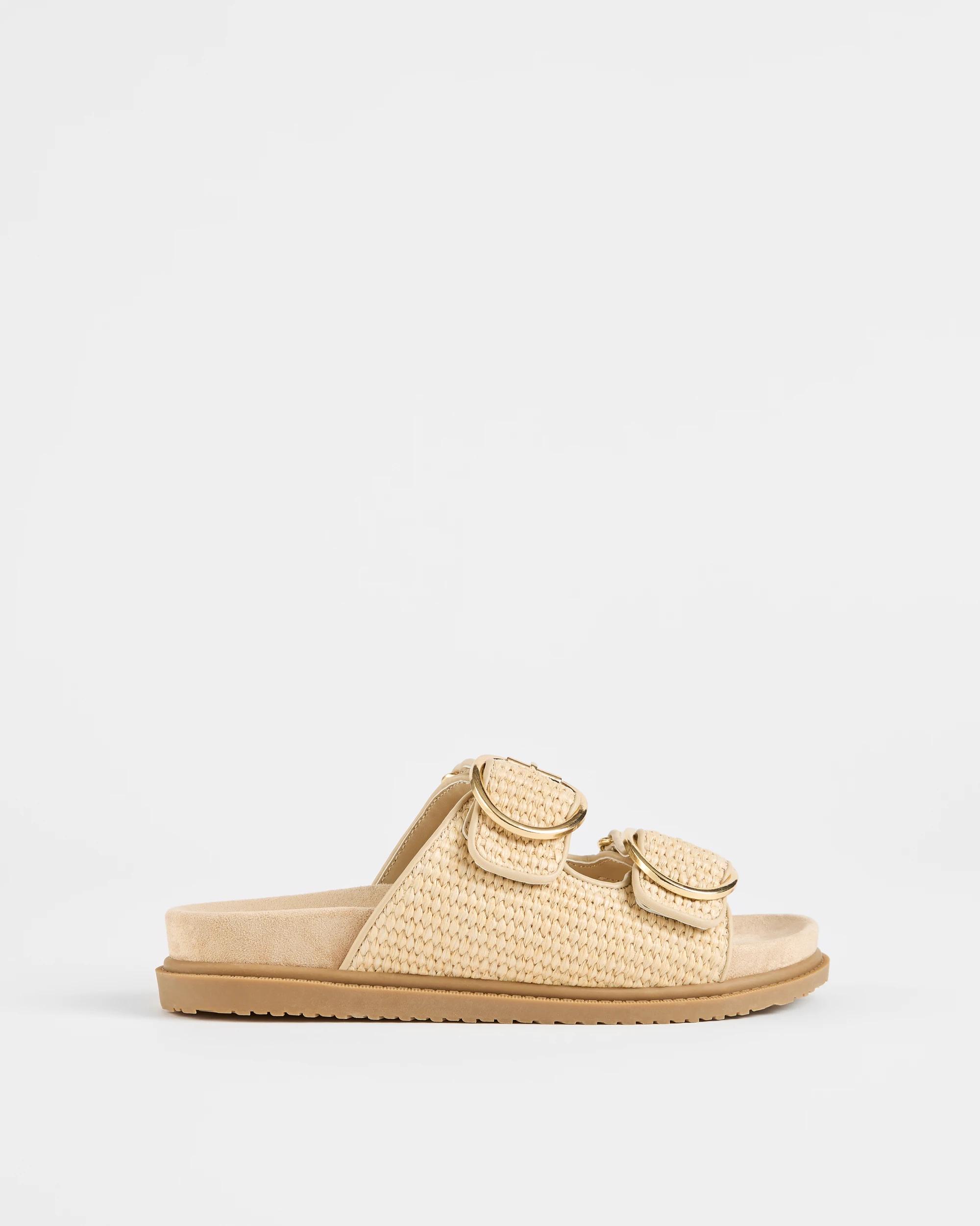 1 Target Womens Textured Strap Moulded Sandal - Talia NATURAL, 1 of 3