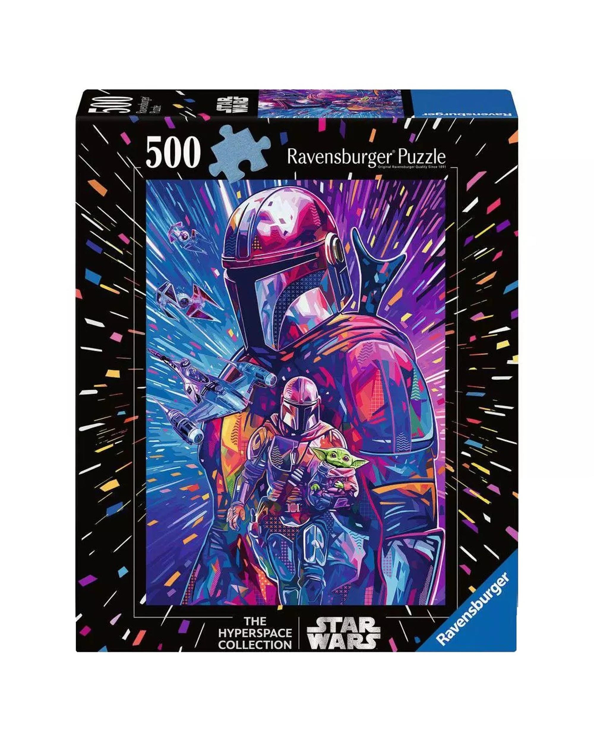 1 Ravensburger Star Wars Hyperspace Collection The Mandalorian 500 Piece Jigsaw Puzzle, 1 of 2