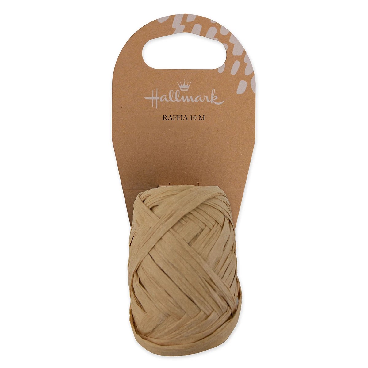 1 10m Hallmark Raffia Ribbon - Natural, 1 of 1