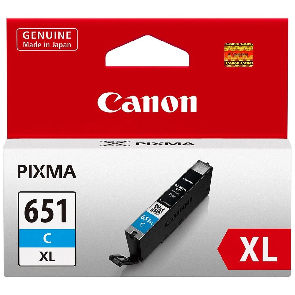 1 Canon CLI 651 XL Ink Cartridge Cyan, 1 of 4