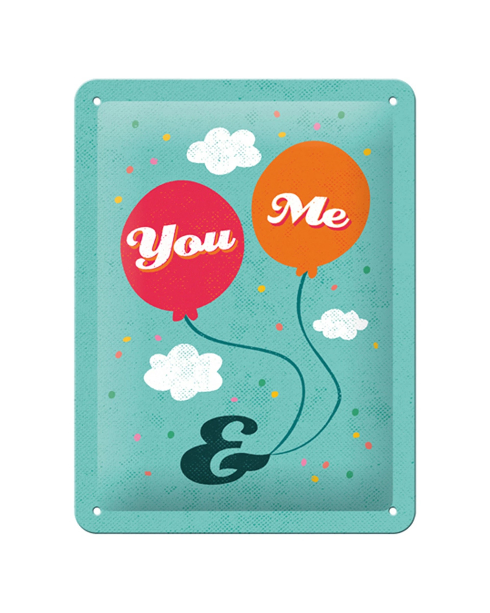 1 Nostalgic-Art 15x20cm Small Metal Sign - YouMe Wall Decor Sign - Multi, 1 of 1