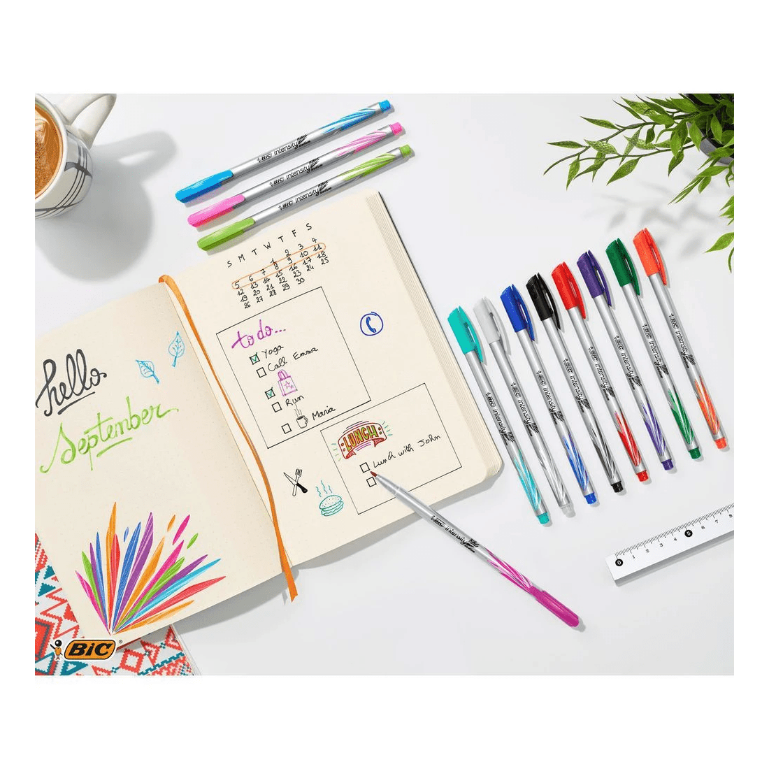 5 BIC Intensity Fineliners Medium Assorted 8 Pack, 5 of 9