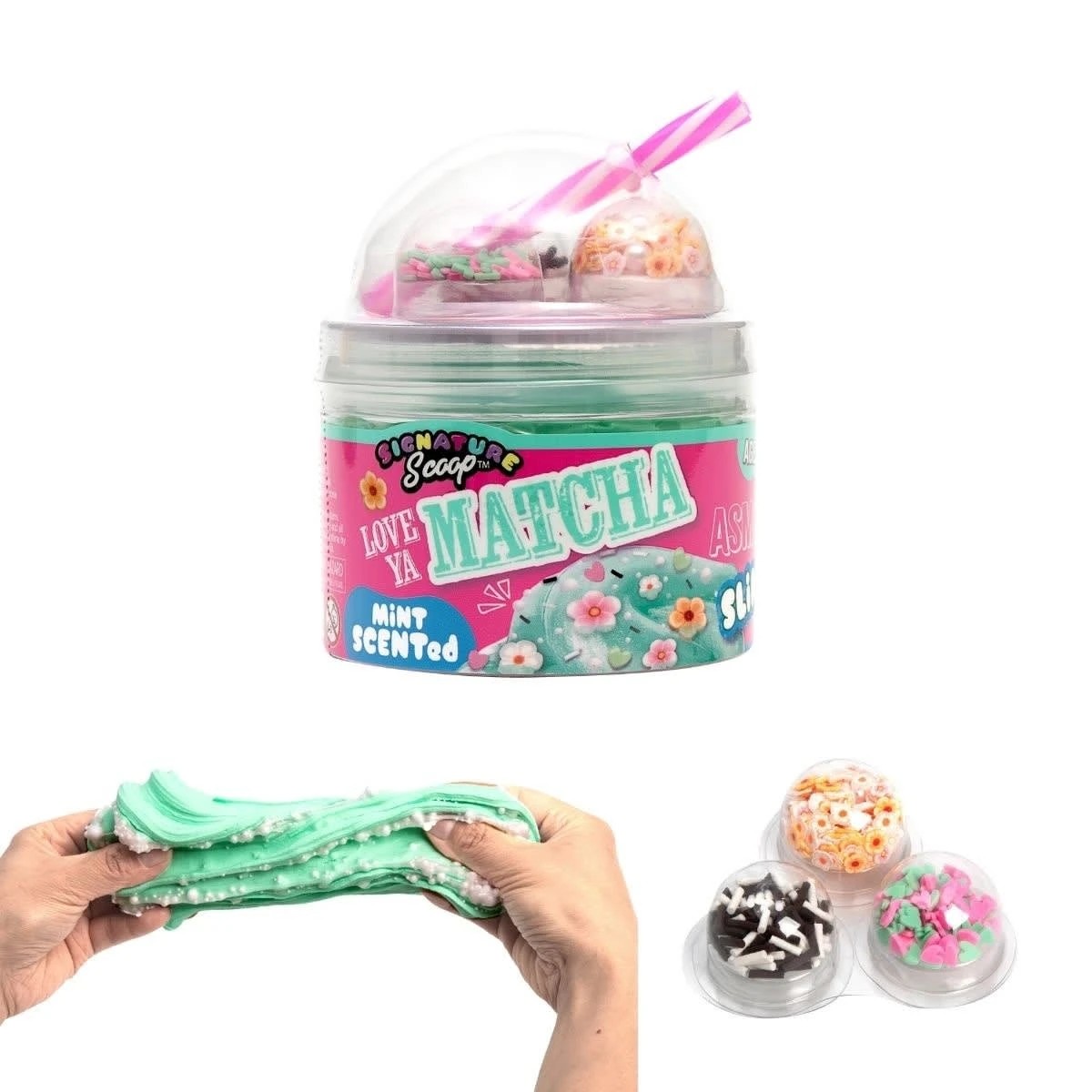 3 Signature Scoop Sipping Chilling ASMR Slime - Assorted, 3 of 10