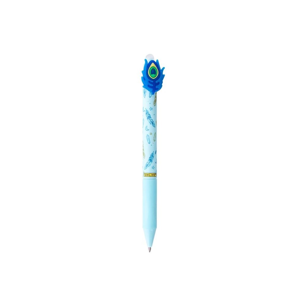 2 ONLINE magiXX Fun Erasable Gel Pen Feather Blue, 2 of 3